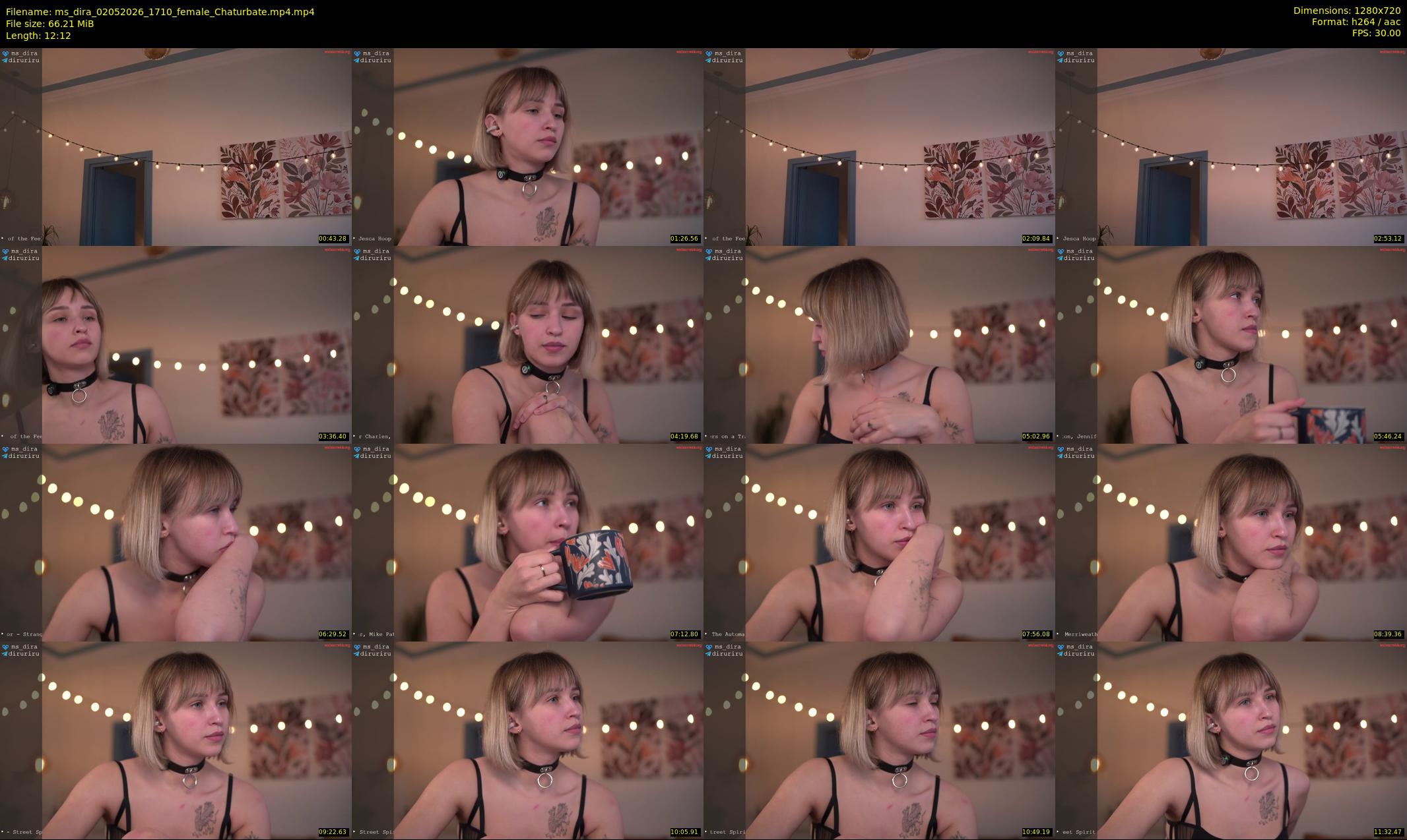 ms_dira — 13 minute Chaturbate female cam show recording, 720p, May 2, 2026