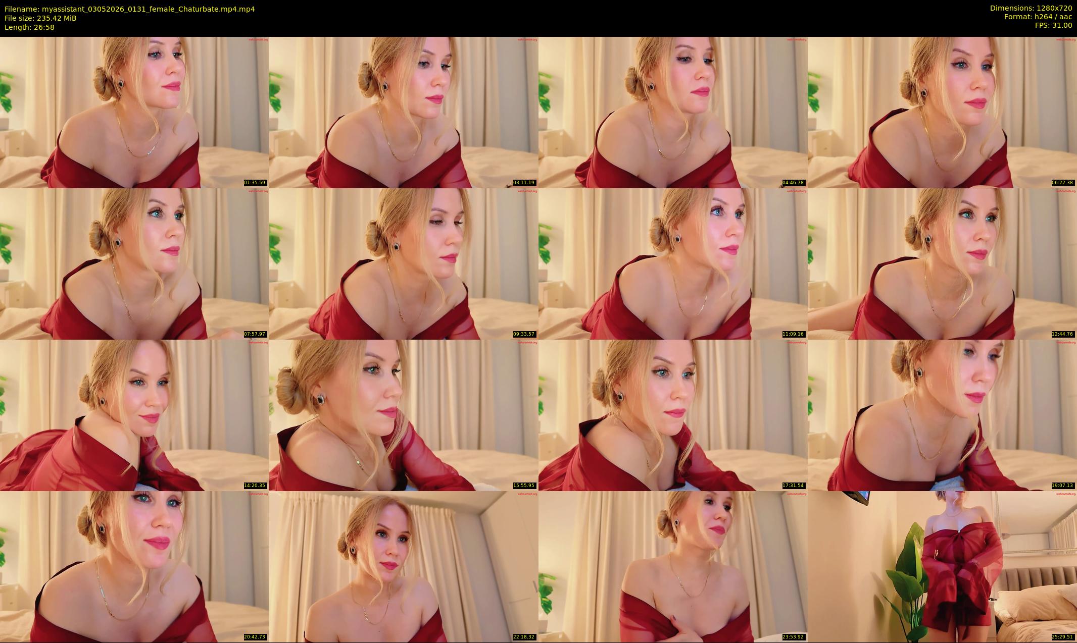 myassistant — 27 minute Chaturbate female cam show recording, 720p, May 3, 2026