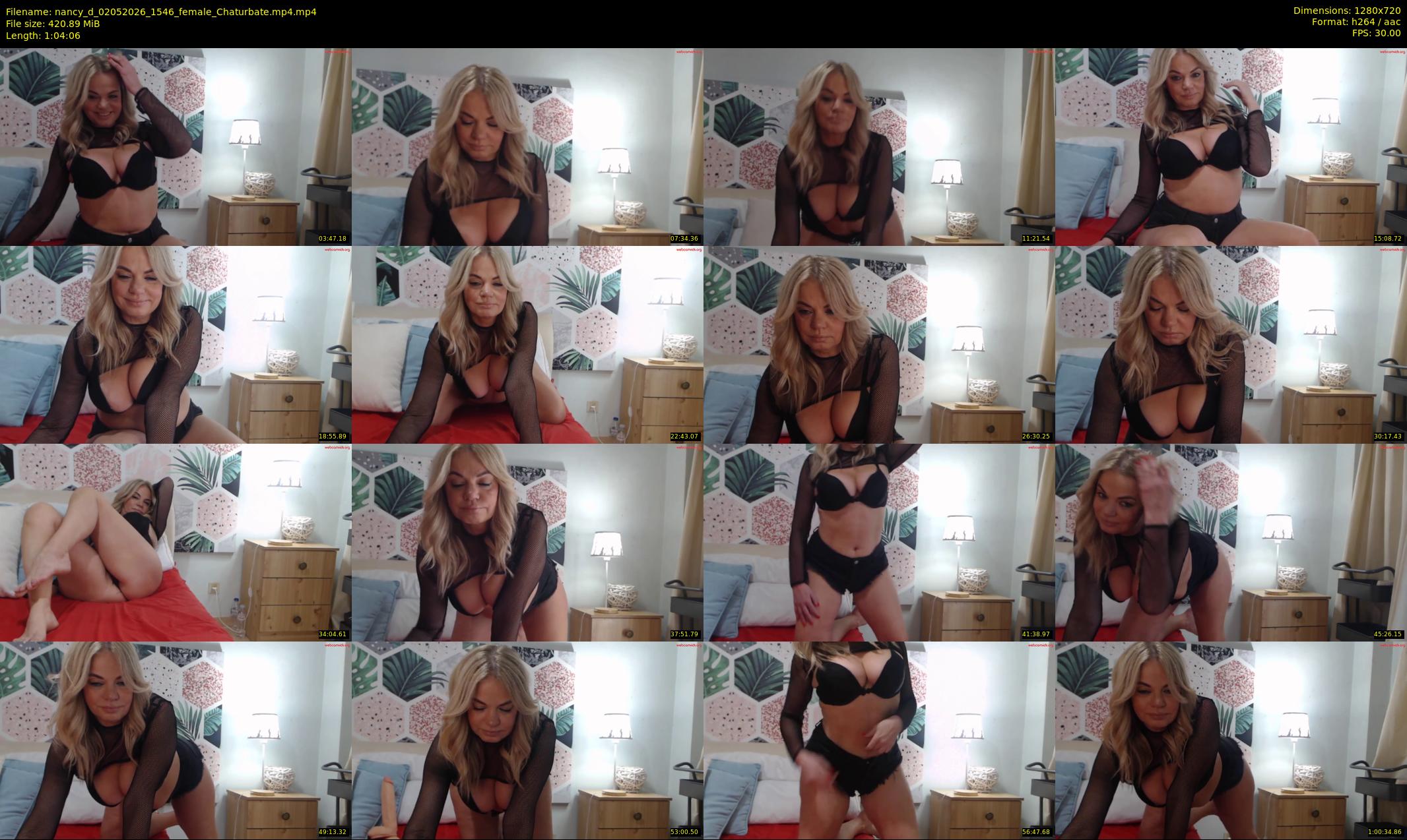 nancy_d — 65 minute Chaturbate female cam show recording, 720p, May 2, 2026