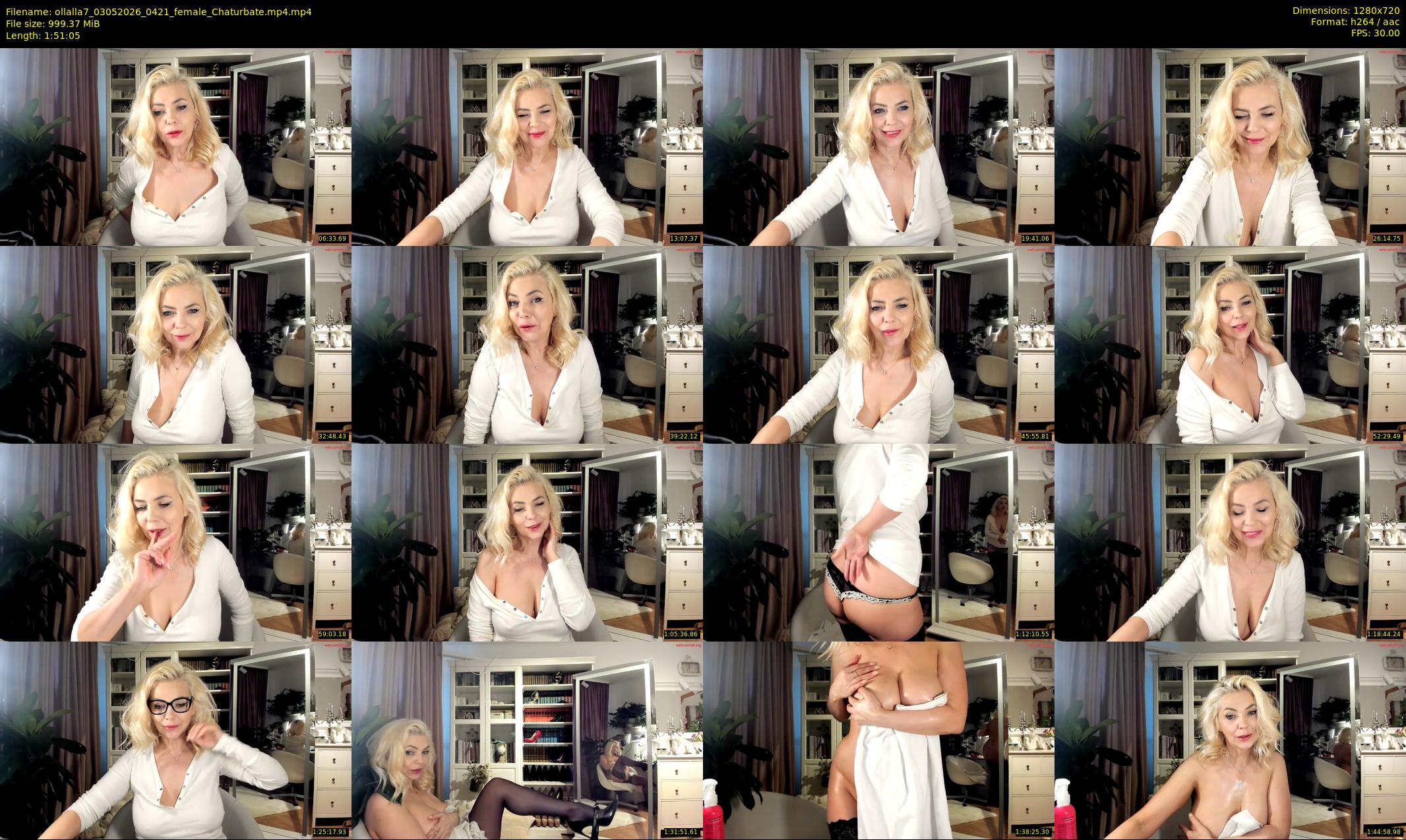 ollalla7 — 112 minute Chaturbate female cam show recording, 720p, May 3, 2026