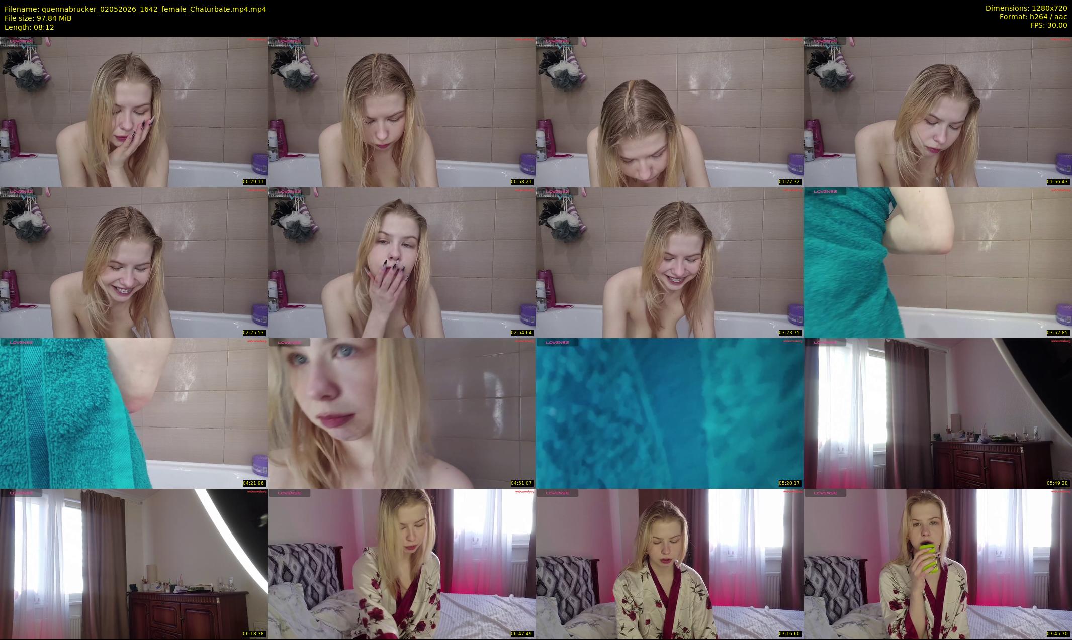 quennabrucker — 9 minute Chaturbate female cam show recording, 720p, May 2, 2026
