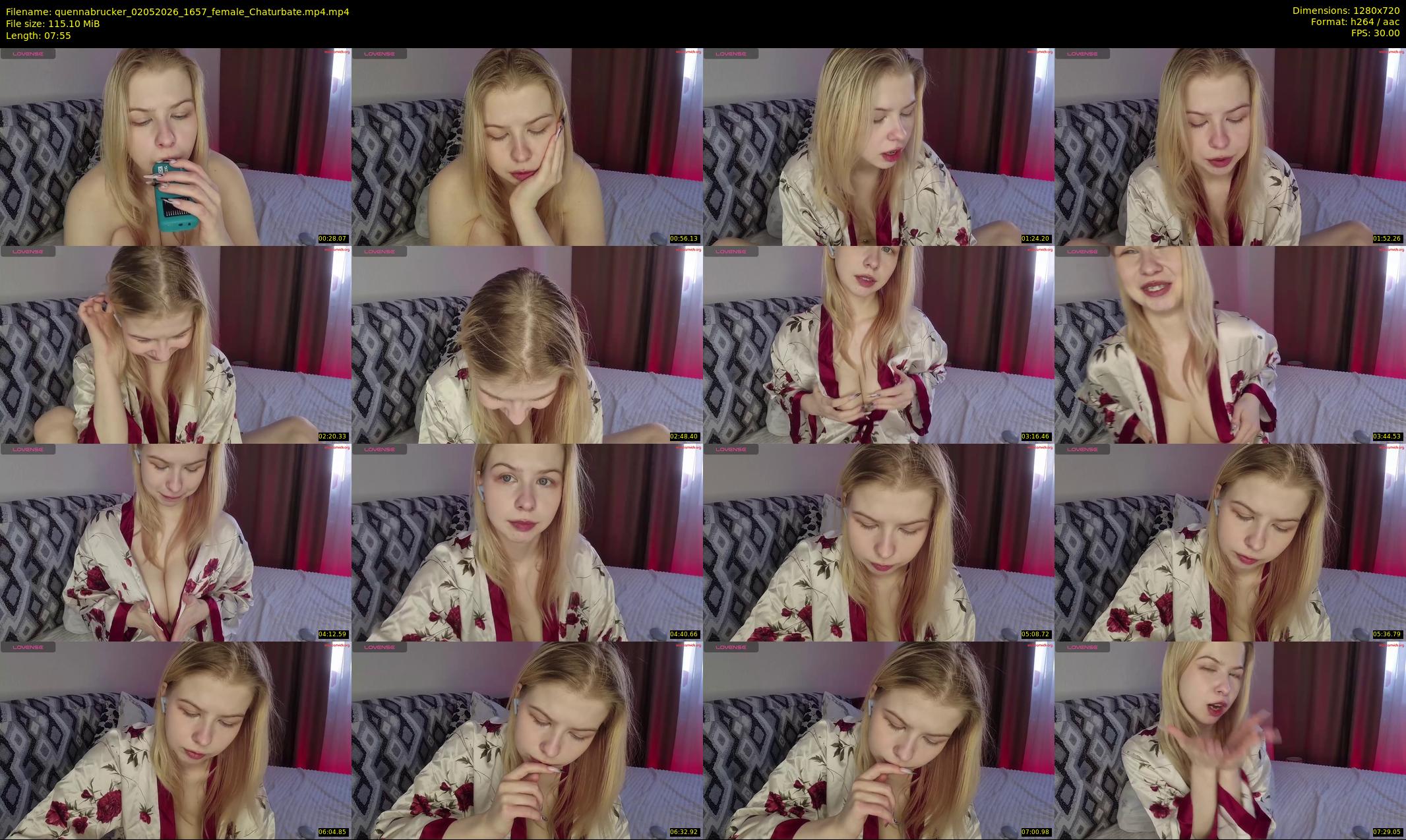 quennabrucker — 8 minute Chaturbate female cam show recording, 720p, May 2, 2026