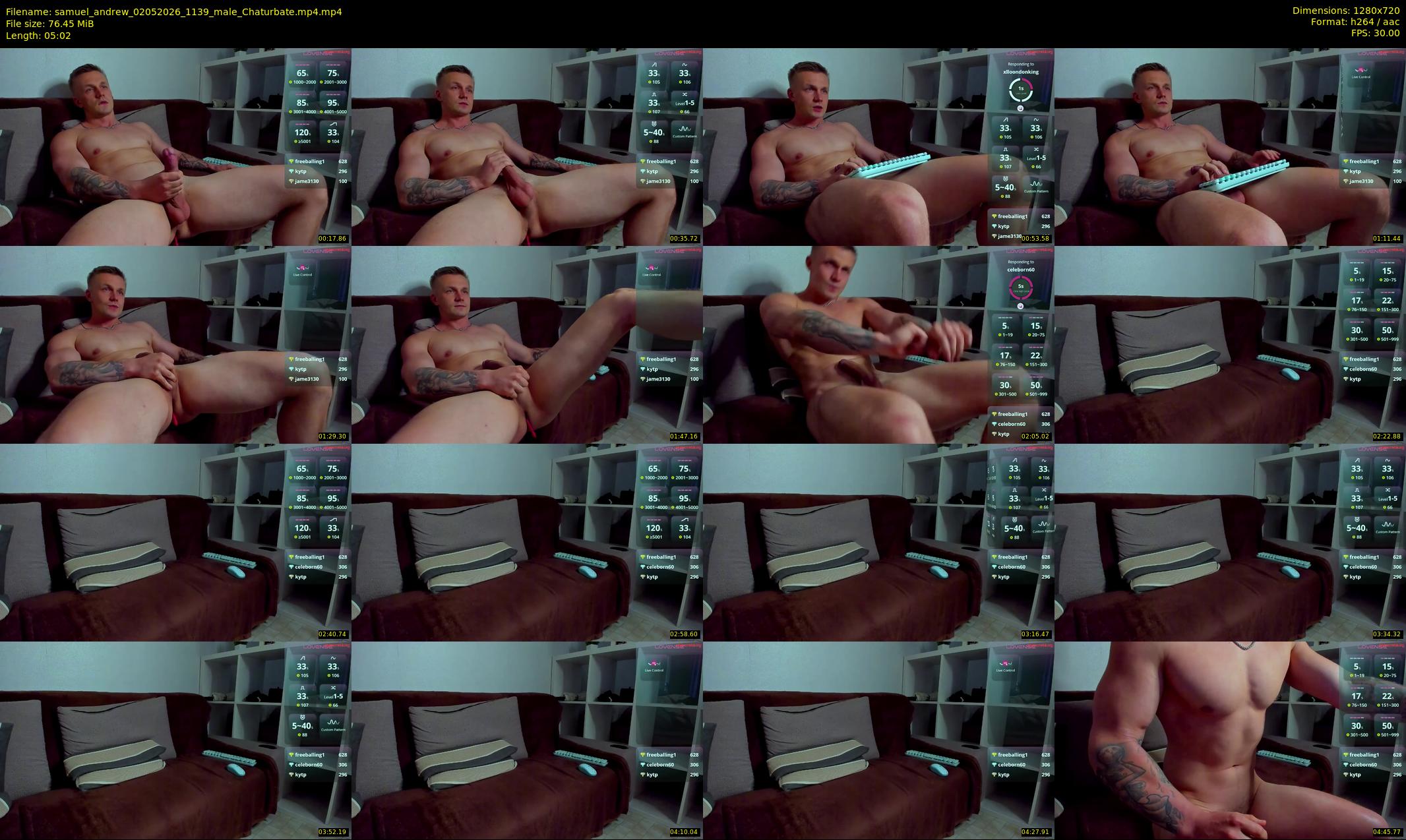 samuel_andrew — 6 minute Chaturbate male cam show recording, 720p, May 2, 2026