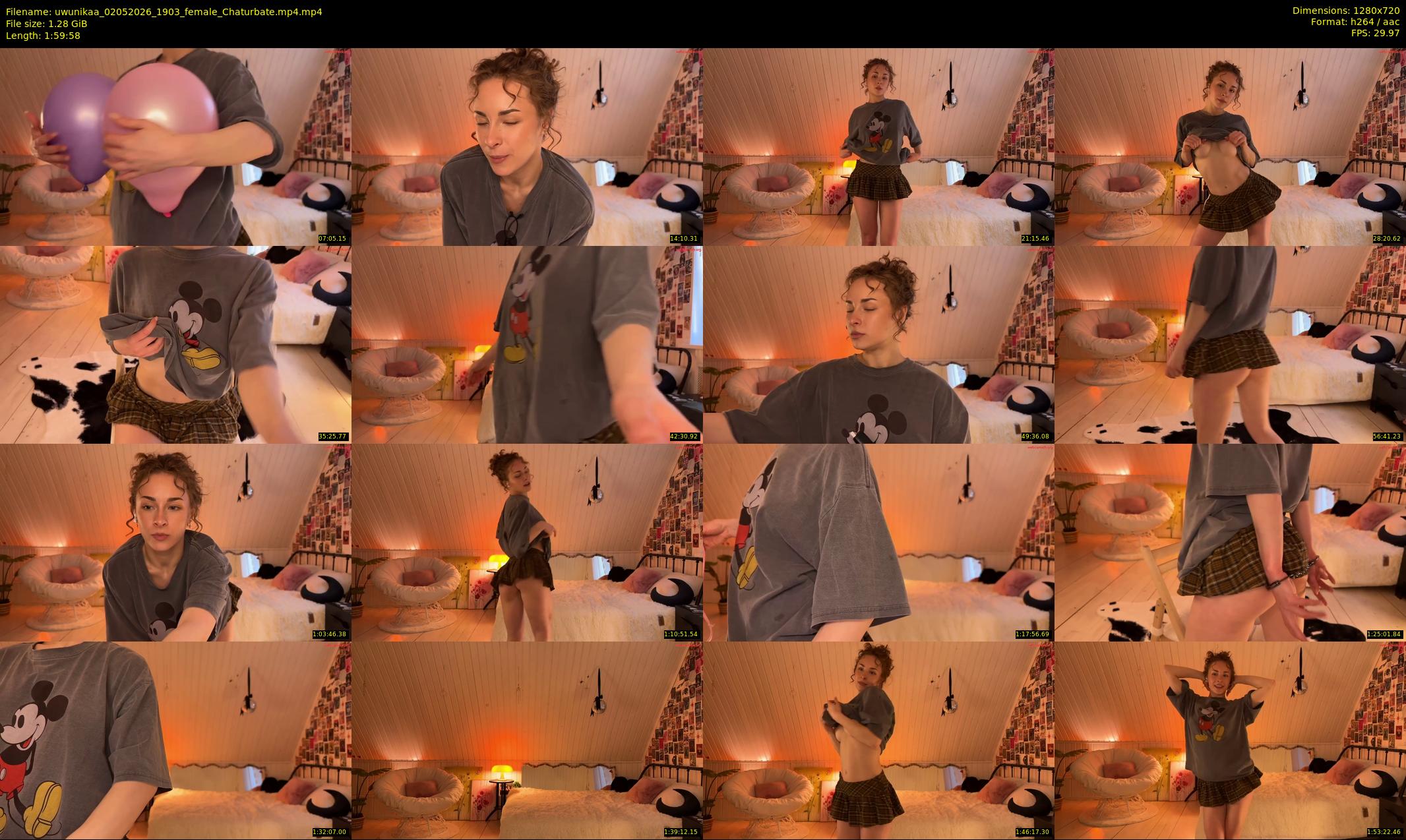 uwunikaa — 120 minute Chaturbate female cam show recording, 720p, May 2, 2026