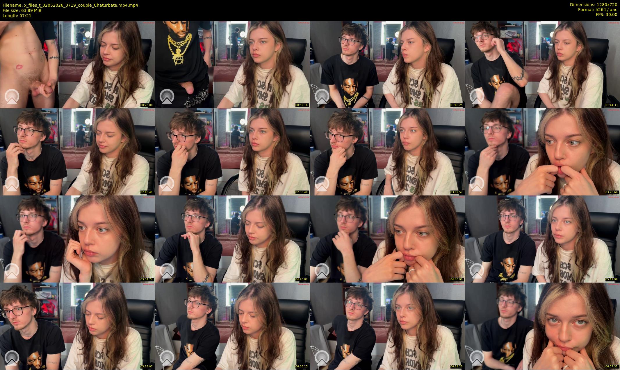x_files_t — 8 minute Chaturbate couple cam show recording, 720p, May 2, 2026