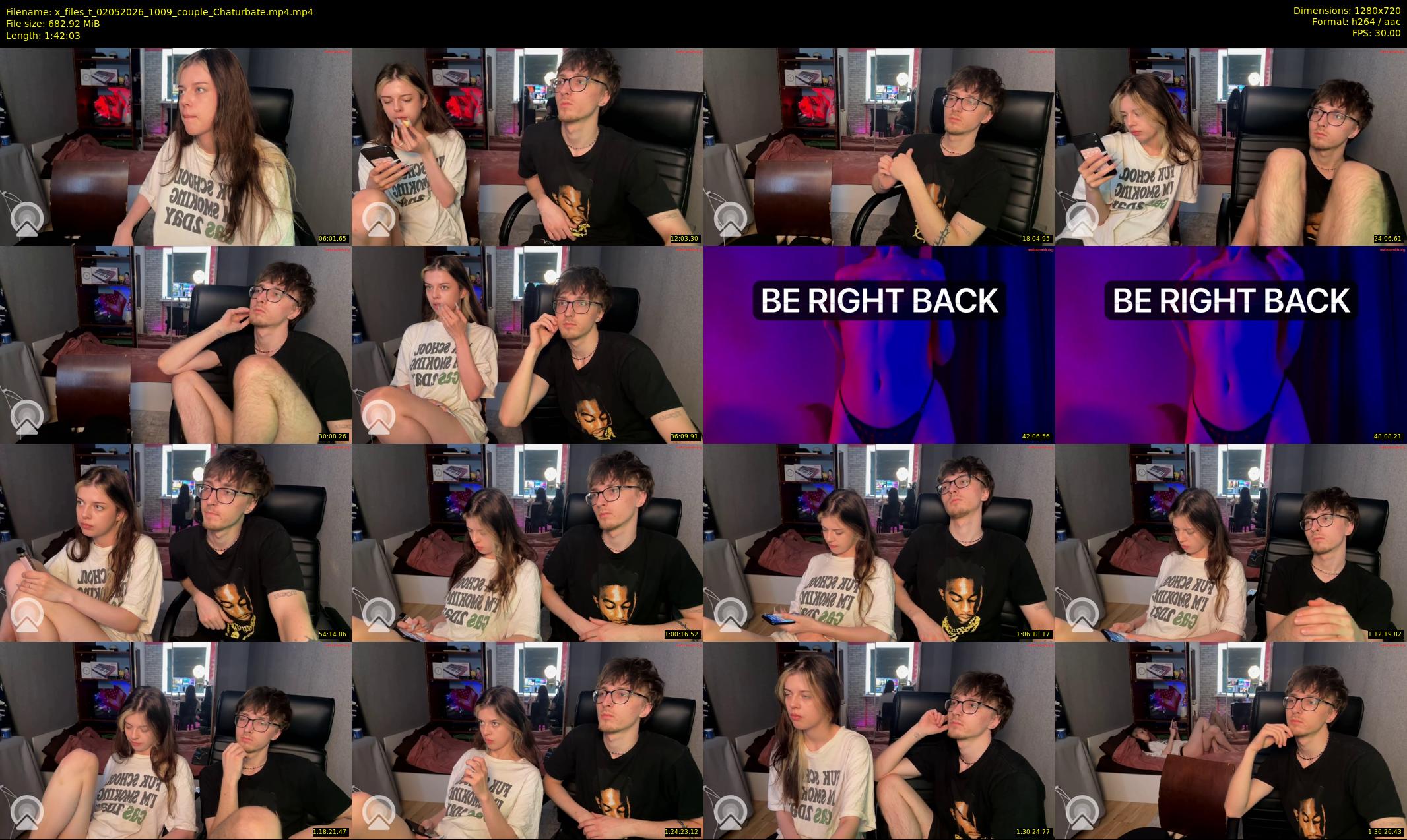 x_files_t — 103 minute Chaturbate couple cam show recording, 720p, May 2, 2026