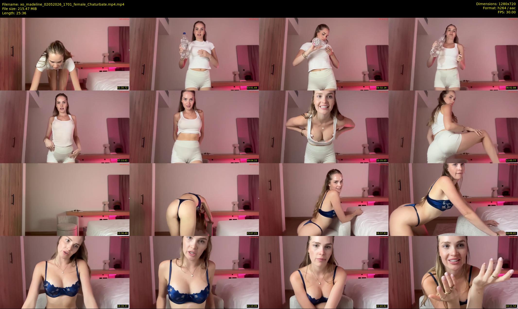 xo_madeline — 26 minute Chaturbate female cam show recording, 720p, May 2, 2026