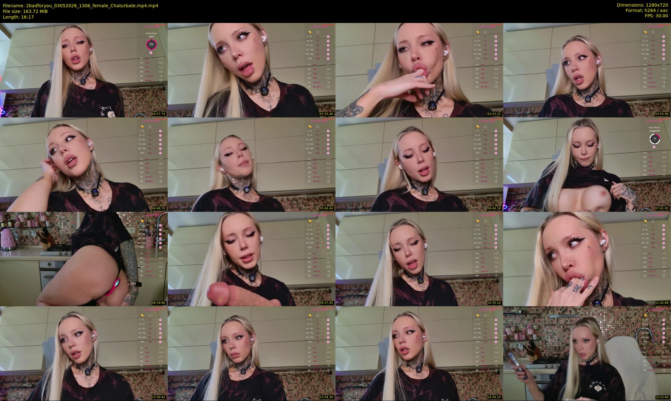 2badforyou — 17 minute Chaturbate couple cam show recording, 720p, May 3, 2026
