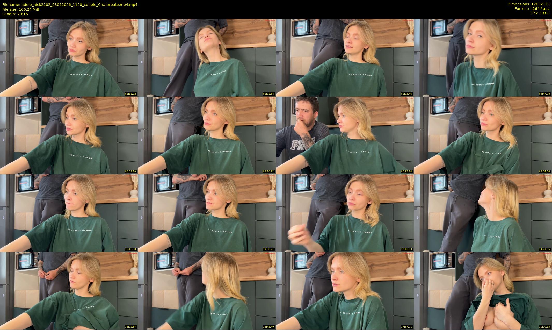 adele_nick2202 — 21 minute Chaturbate couple cam show recording, 720p, May 3, 2026