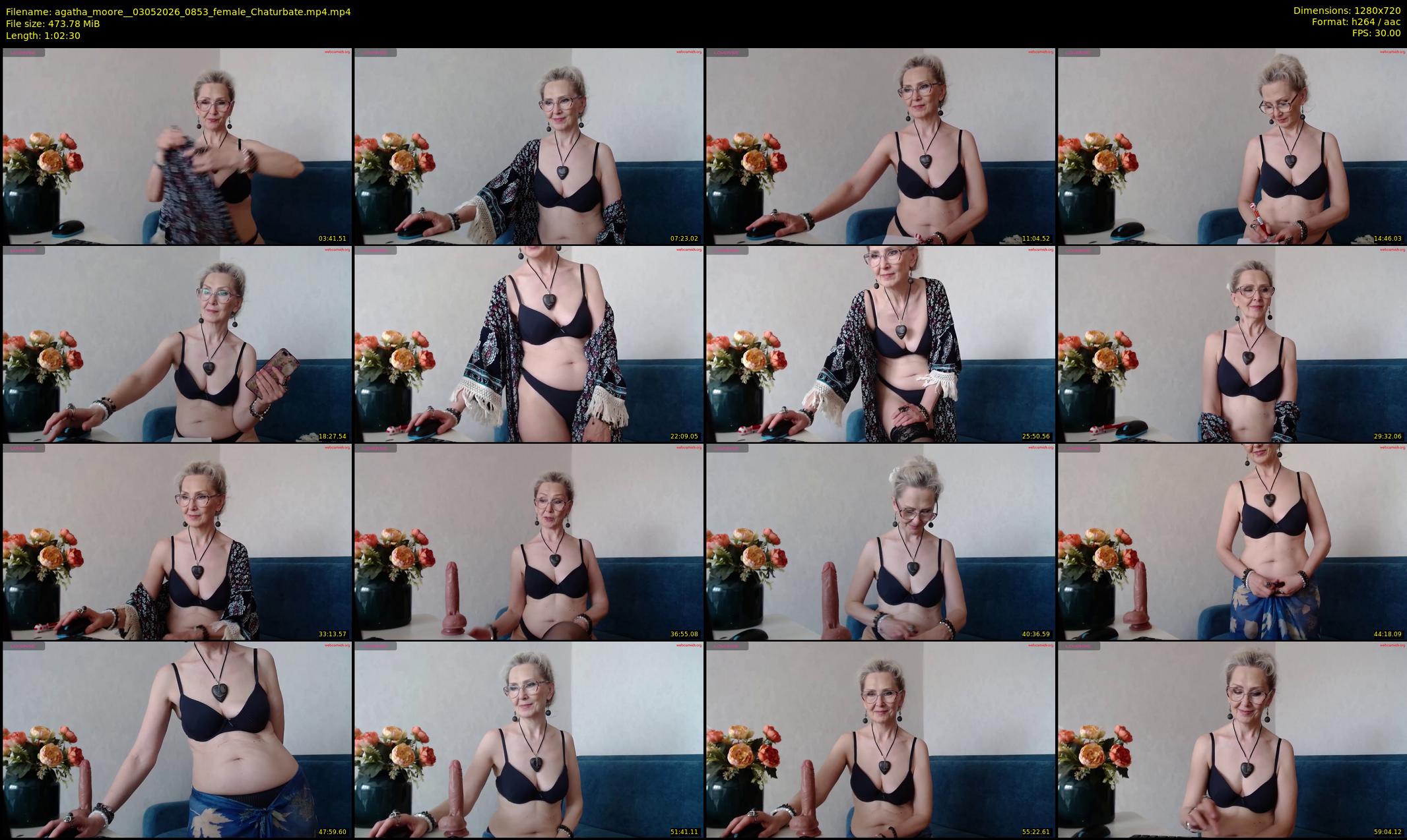 agatha_moore_ — 63 minute Chaturbate female cam show recording, 720p, May 3, 2026