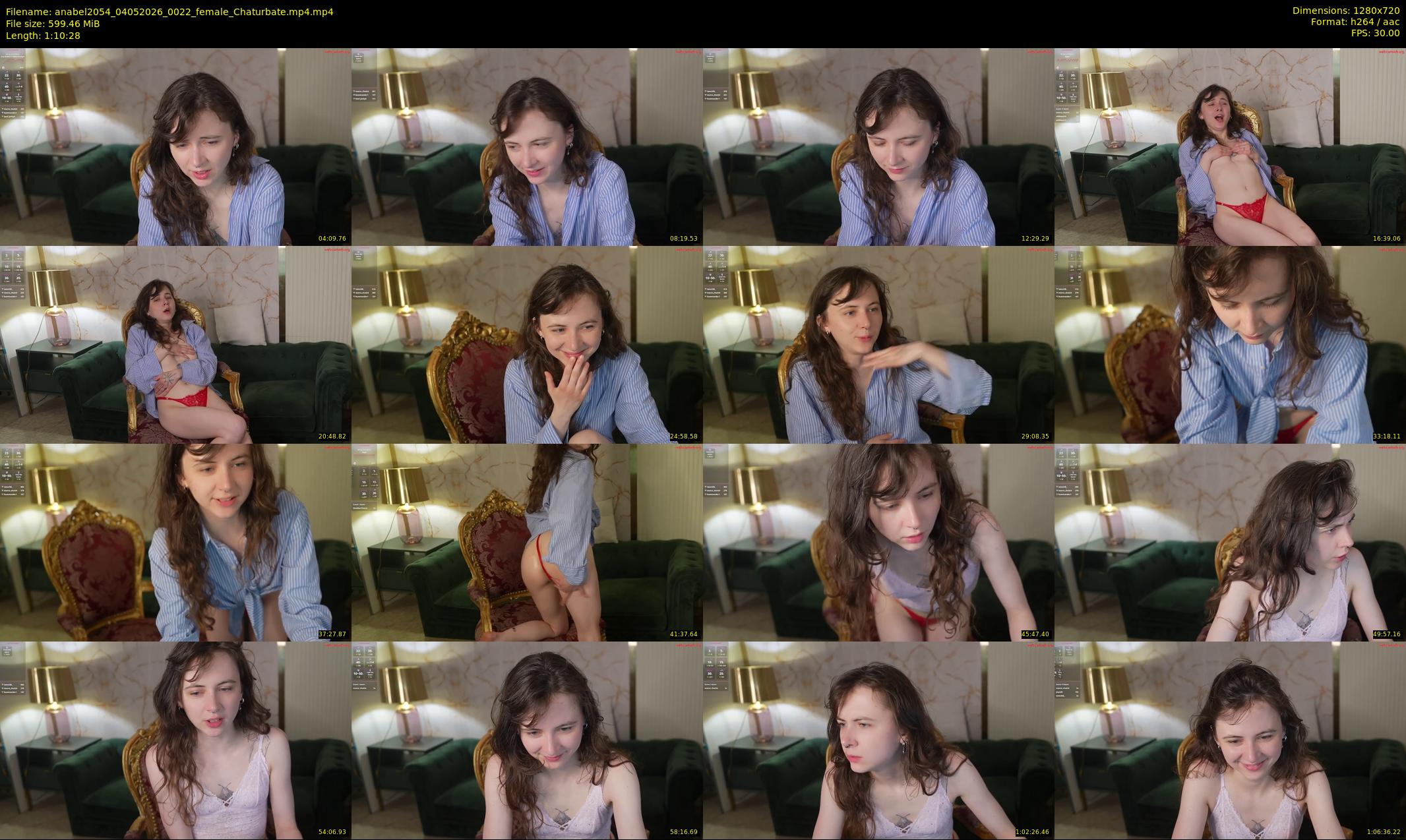 anabel2054 — 71 minute Chaturbate female cam show recording, 720p, May 4, 2026