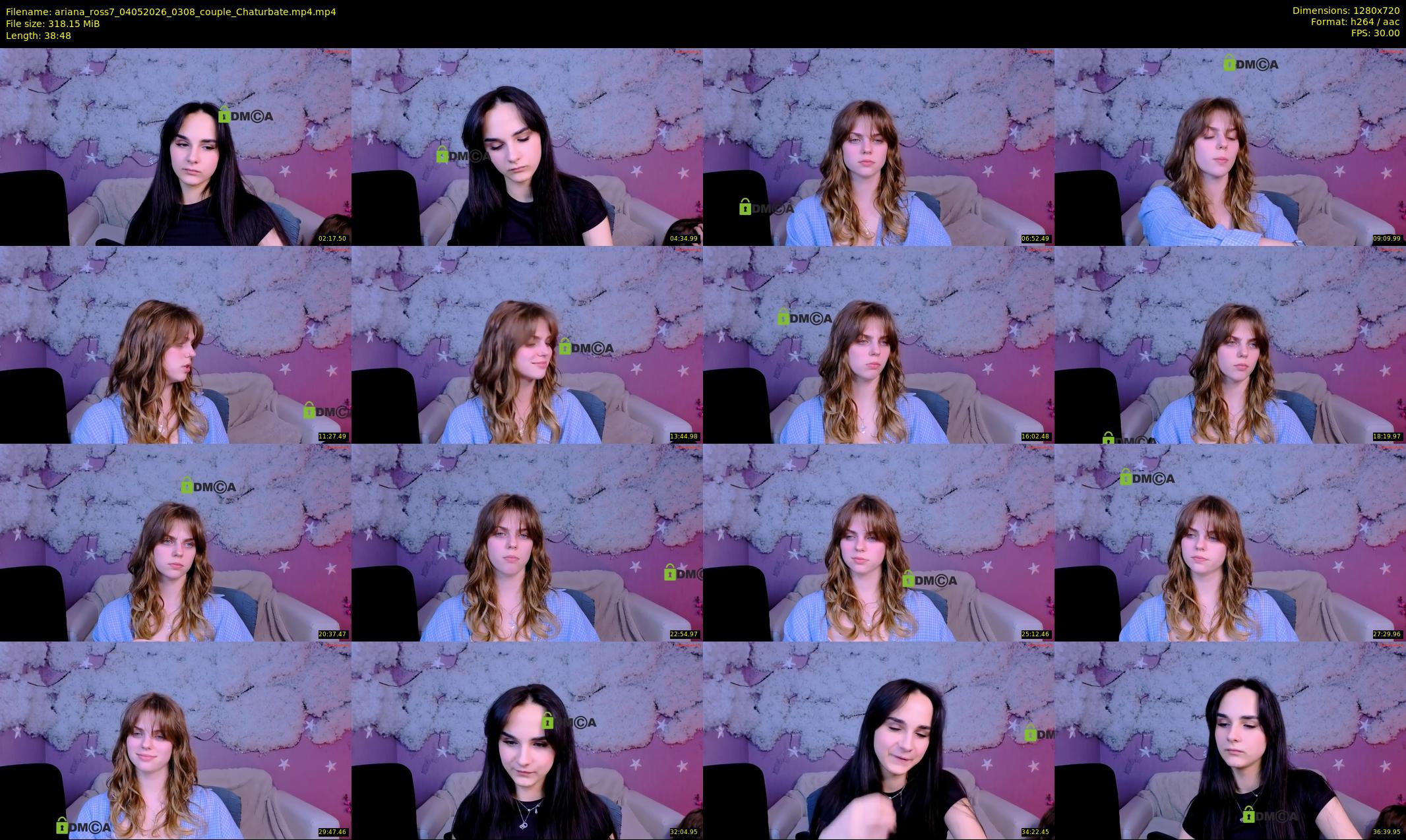 ariana_ross7 — 39 minute Chaturbate couple cam show recording, 720p, May 4, 2026