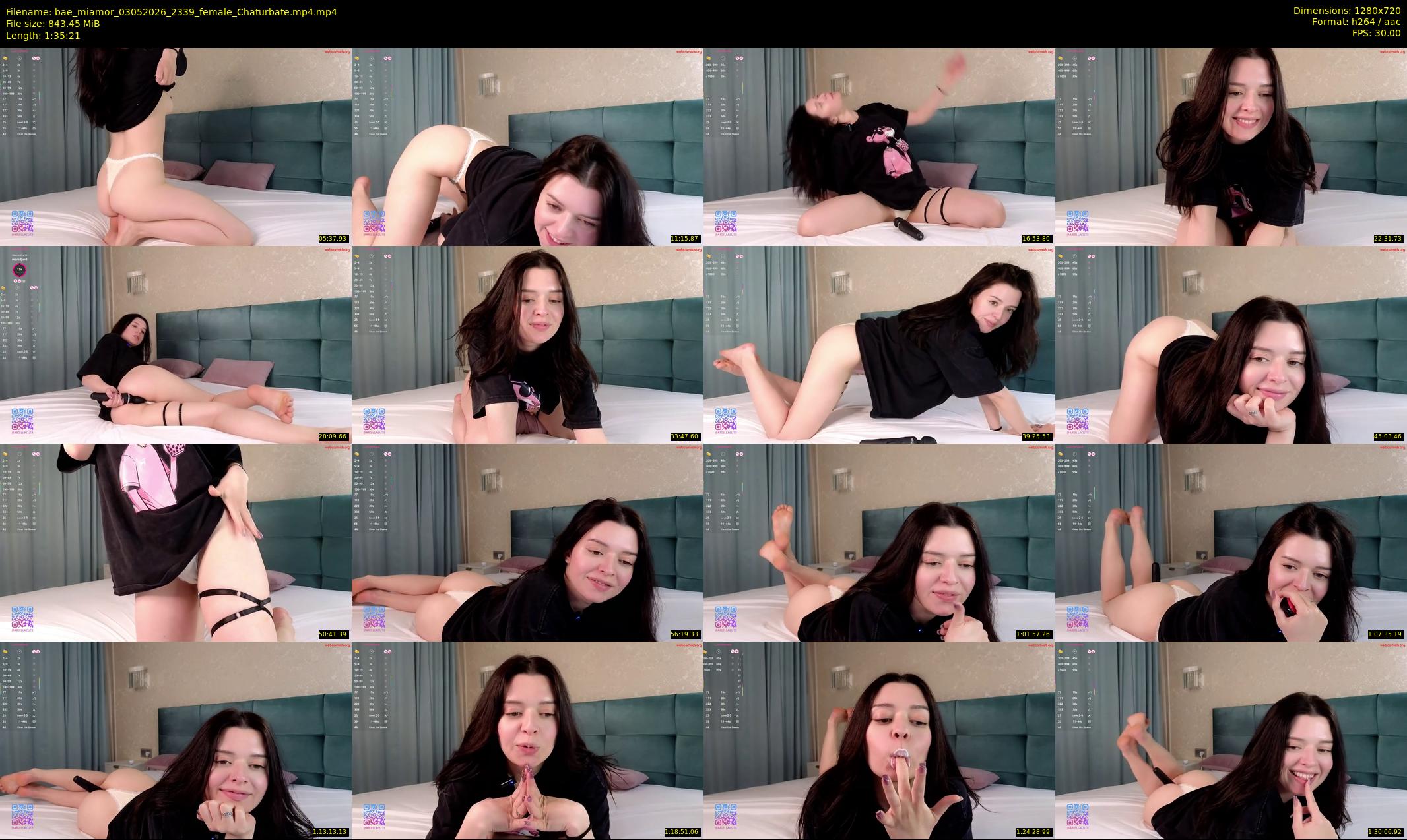 bae_miamor — 96 minute Chaturbate female cam show recording, 720p, May 3, 2026