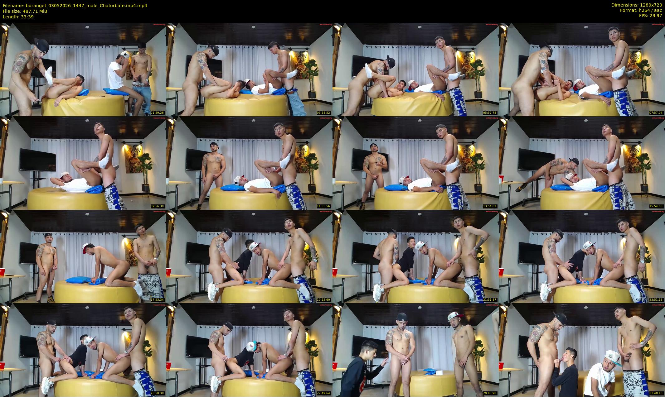 boranget — 34 minute Chaturbate male cam show recording, 720p, May 3, 2026
