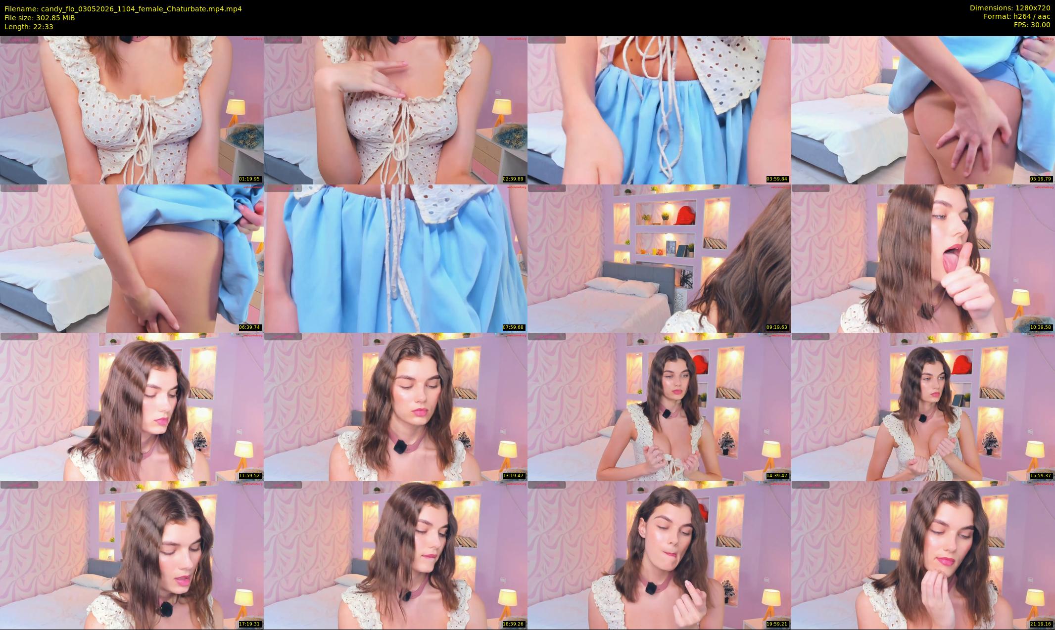 candy_flo — 23 minute Chaturbate female cam show recording, 720p, May 3, 2026