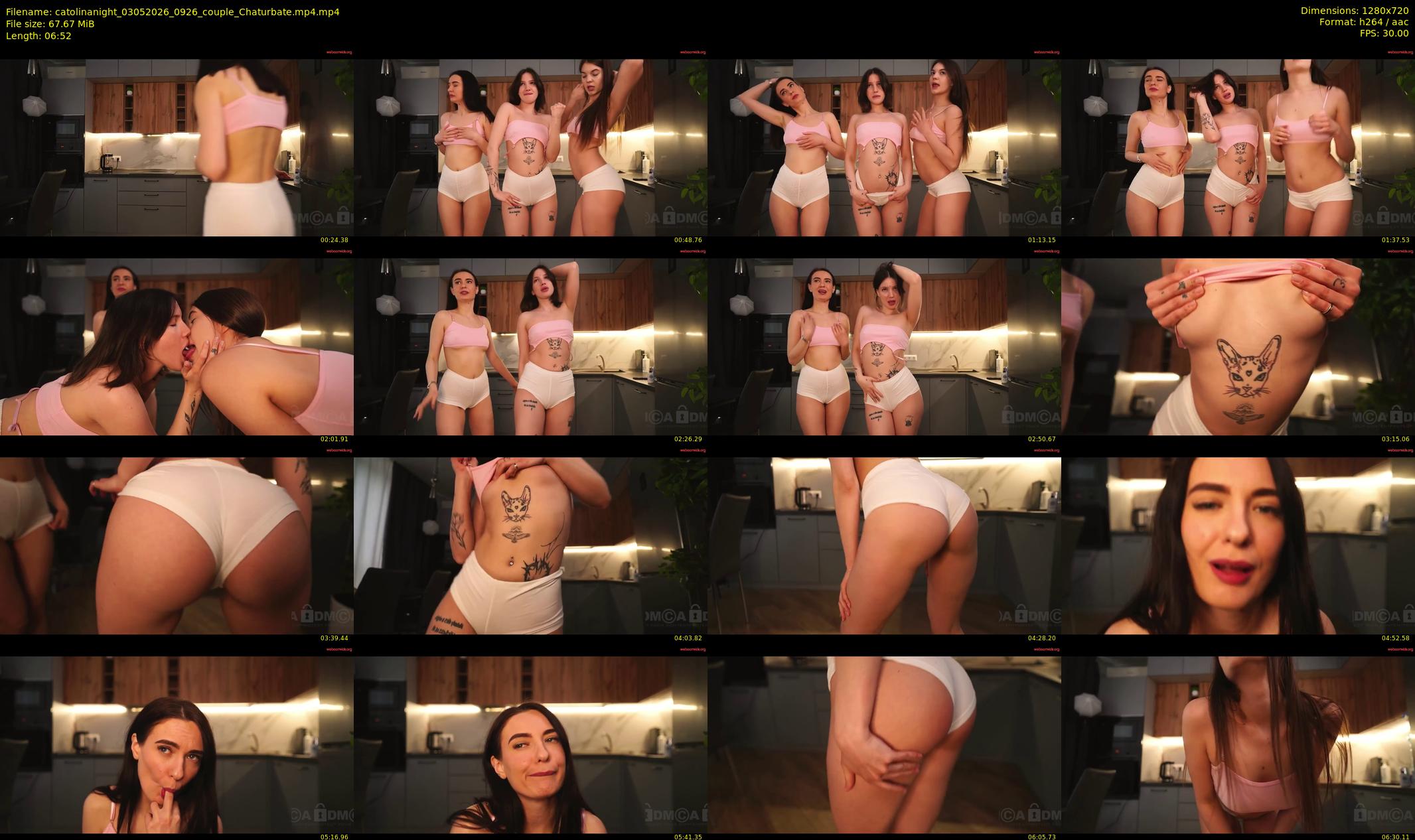 catolinanight — 7 minute Chaturbate couple cam show recording, 720p, May 3, 2026
