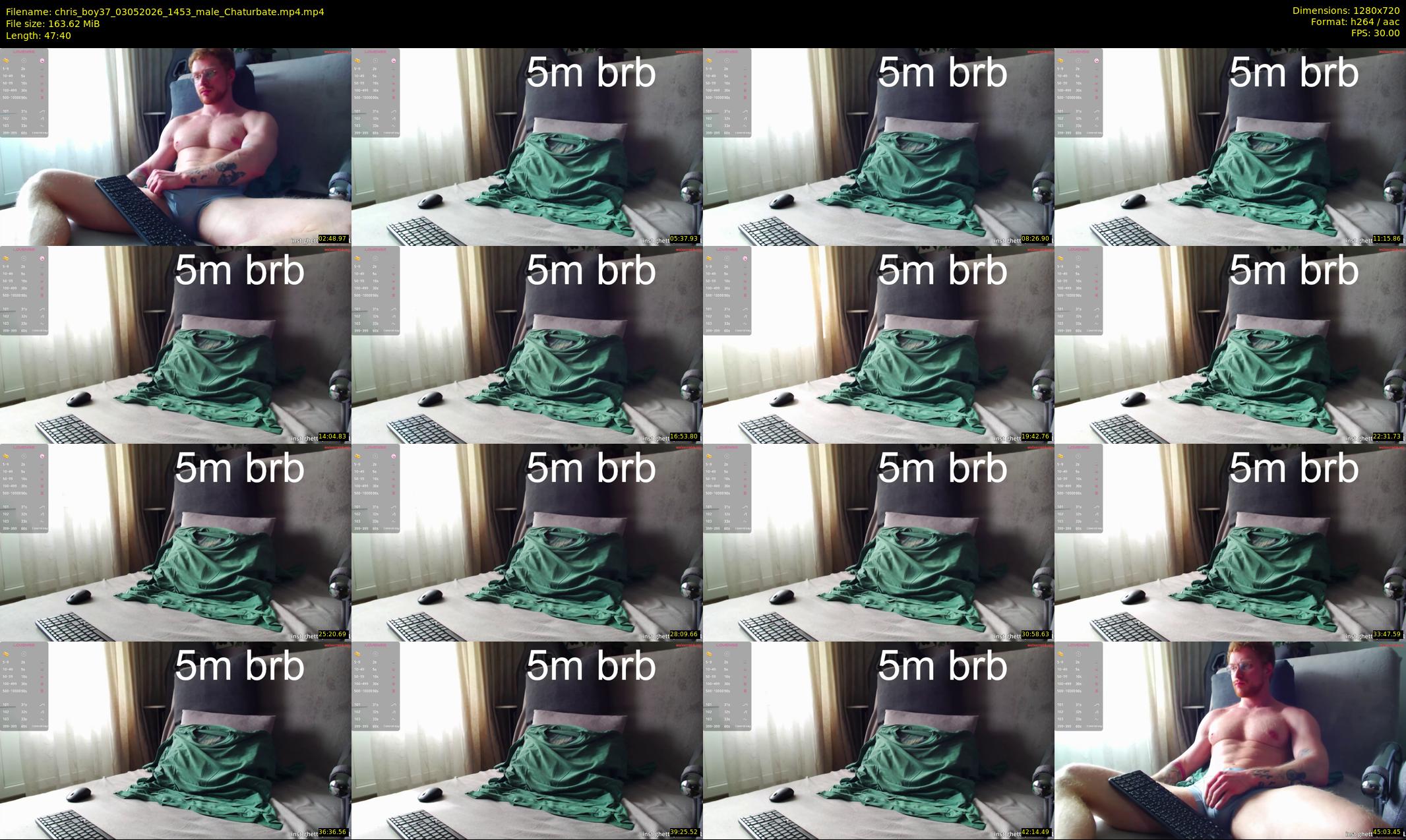chris_boy37 — 48 minute Chaturbate male cam show recording, 720p, May 3, 2026