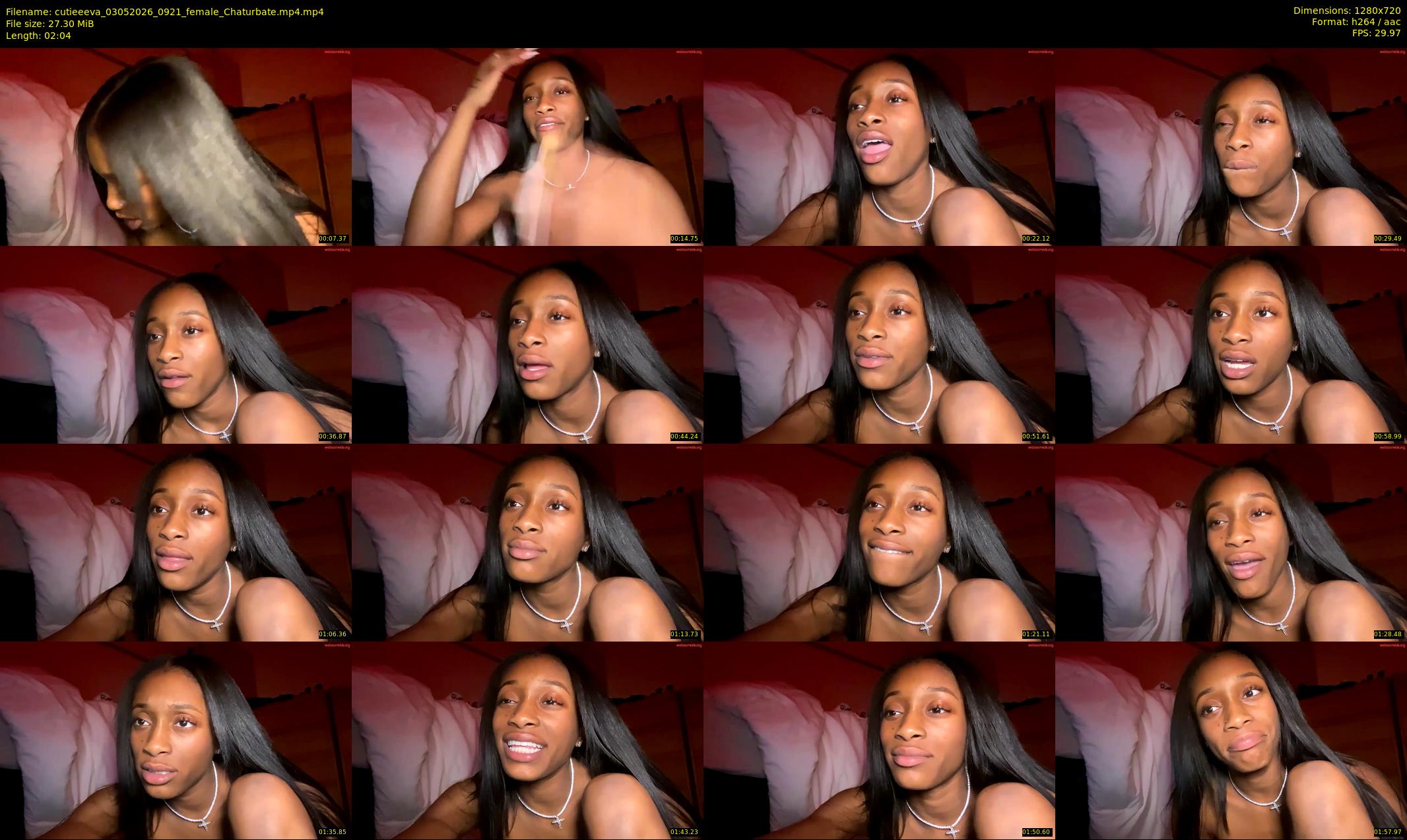 cutieeeva — 3 minute Chaturbate female cam show recording, 720p, May 3, 2026