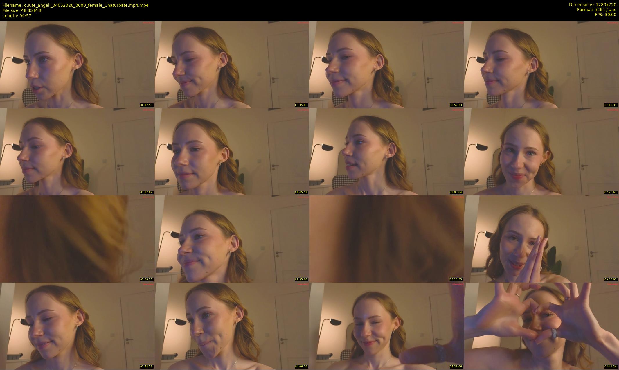 cuute_angell — 5 minute Chaturbate female cam show recording, 720p, May 4, 2026
