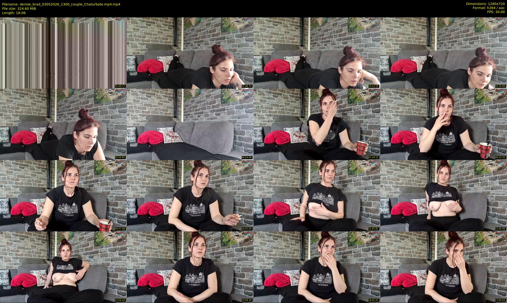 denise_brad — 19 minute Chaturbate couple cam show recording, 720p, May 3, 2026