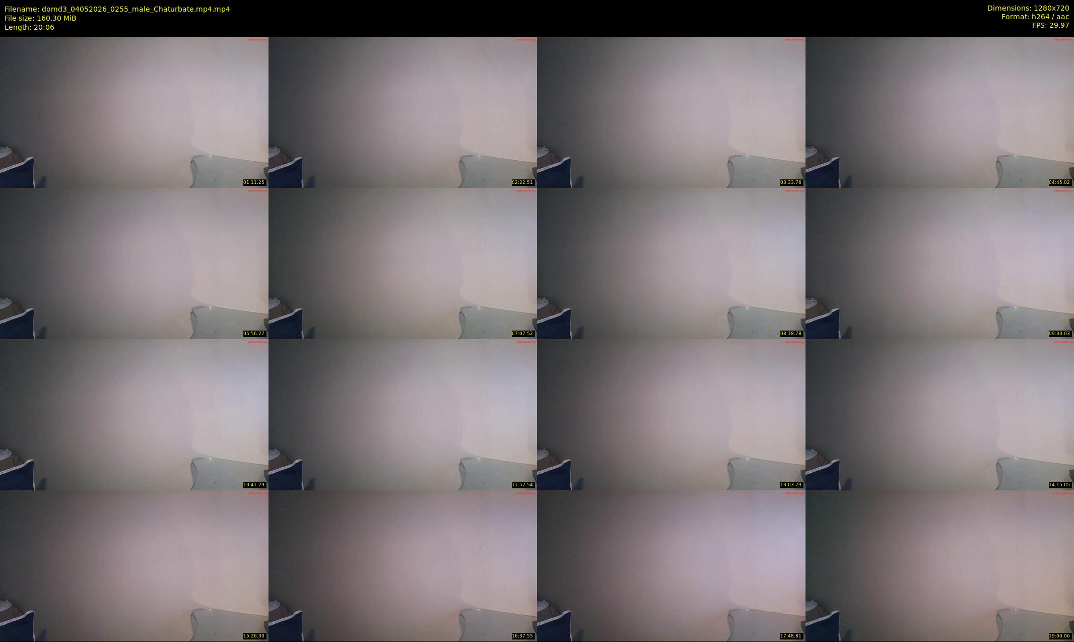 domd3 — 21 minute Chaturbate male cam show recording, 720p, May 4, 2026