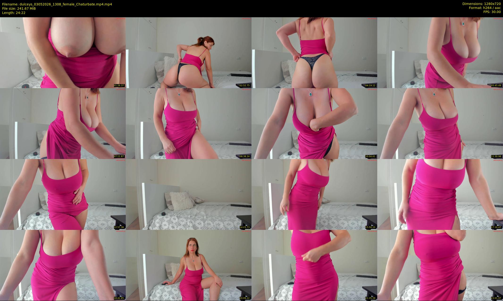 dulceys — 25 minute Chaturbate female cam show recording, 720p, May 3, 2026
