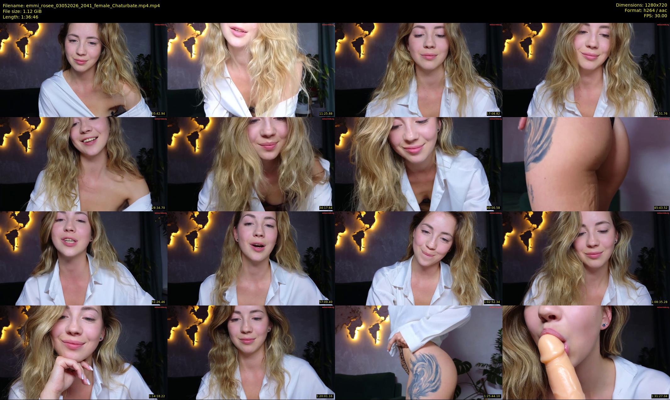 emmi_rosee — 97 minute Chaturbate female cam show recording, 720p, May 3, 2026