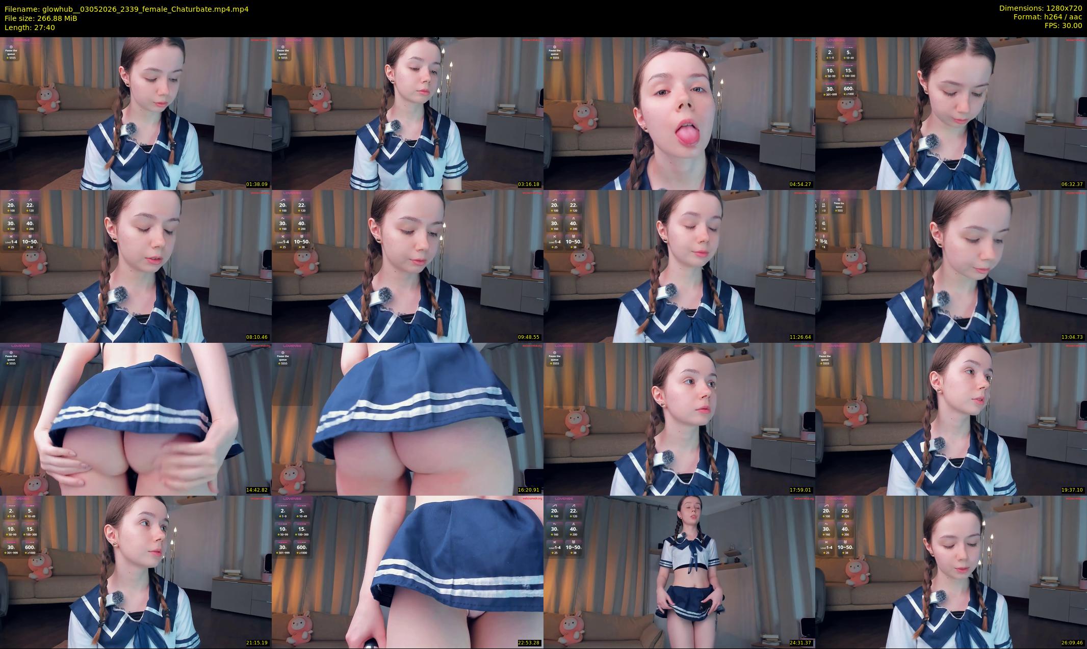 glowhub_ — 28 minute Chaturbate female cam show recording, 720p, May 3, 2026