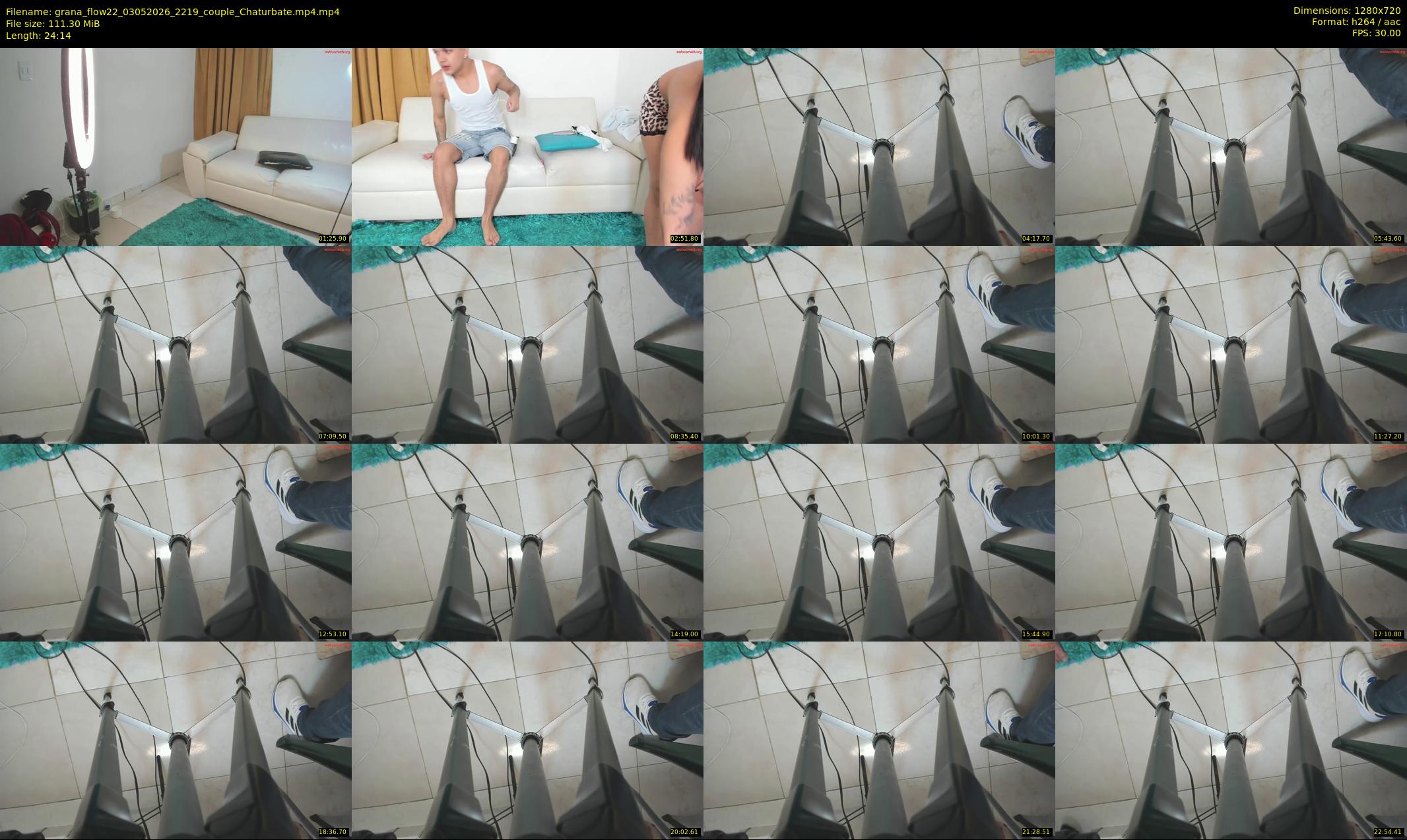 grana_flow22 — 25 minute Chaturbate couple cam show recording, 720p, May 3, 2026