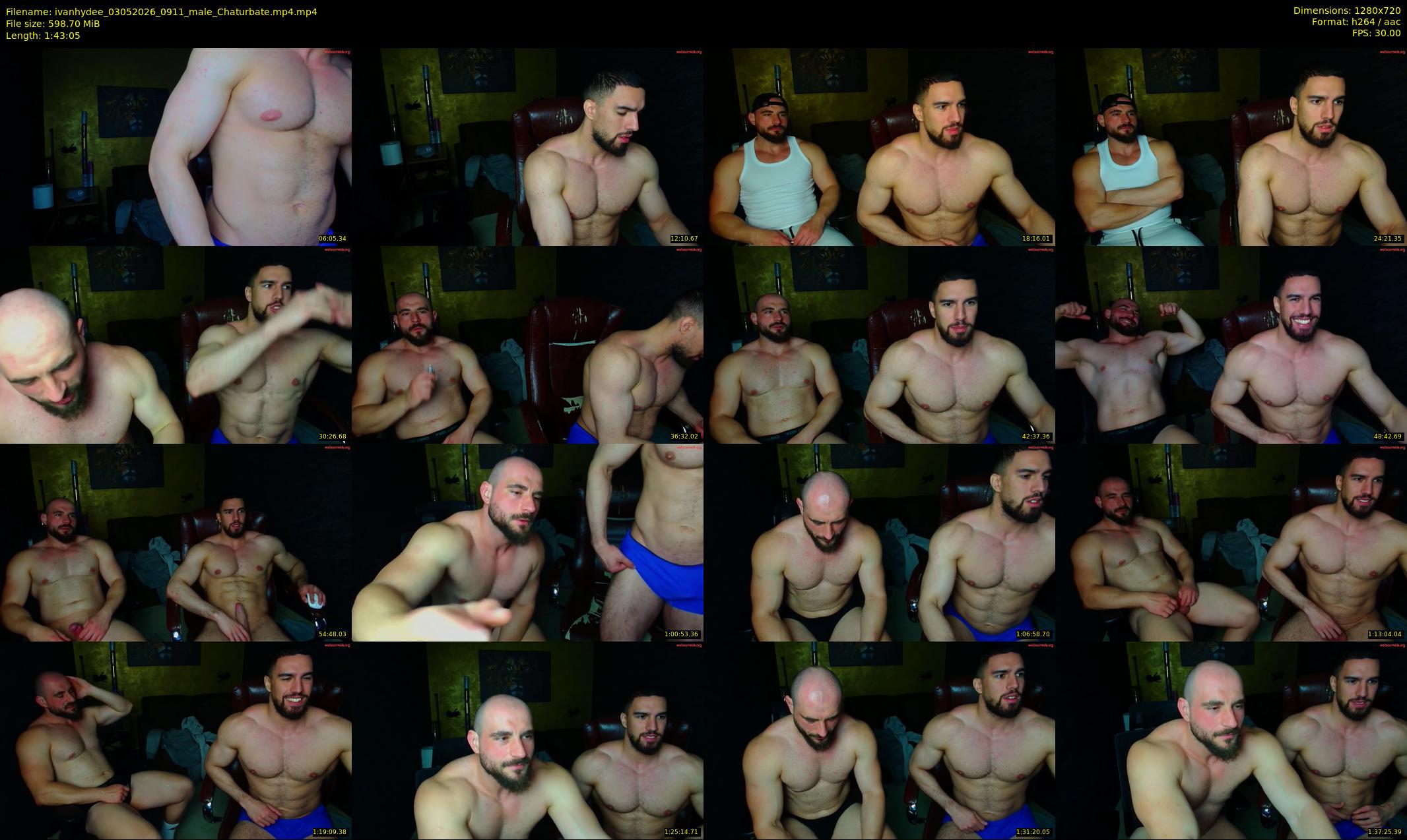 ivanhydee — 104 minute Chaturbate male cam show recording, 720p, May 3, 2026