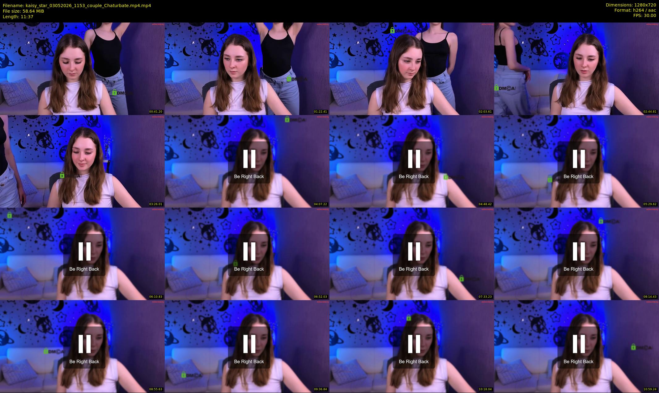 kaisy_star — 12 minute Chaturbate female cam show recording, 720p, May 3, 2026