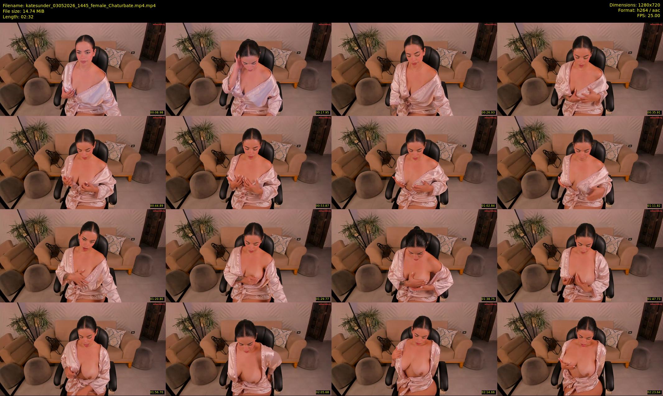 katesunder — 3 minute Chaturbate female cam show recording, 720p, May 3, 2026