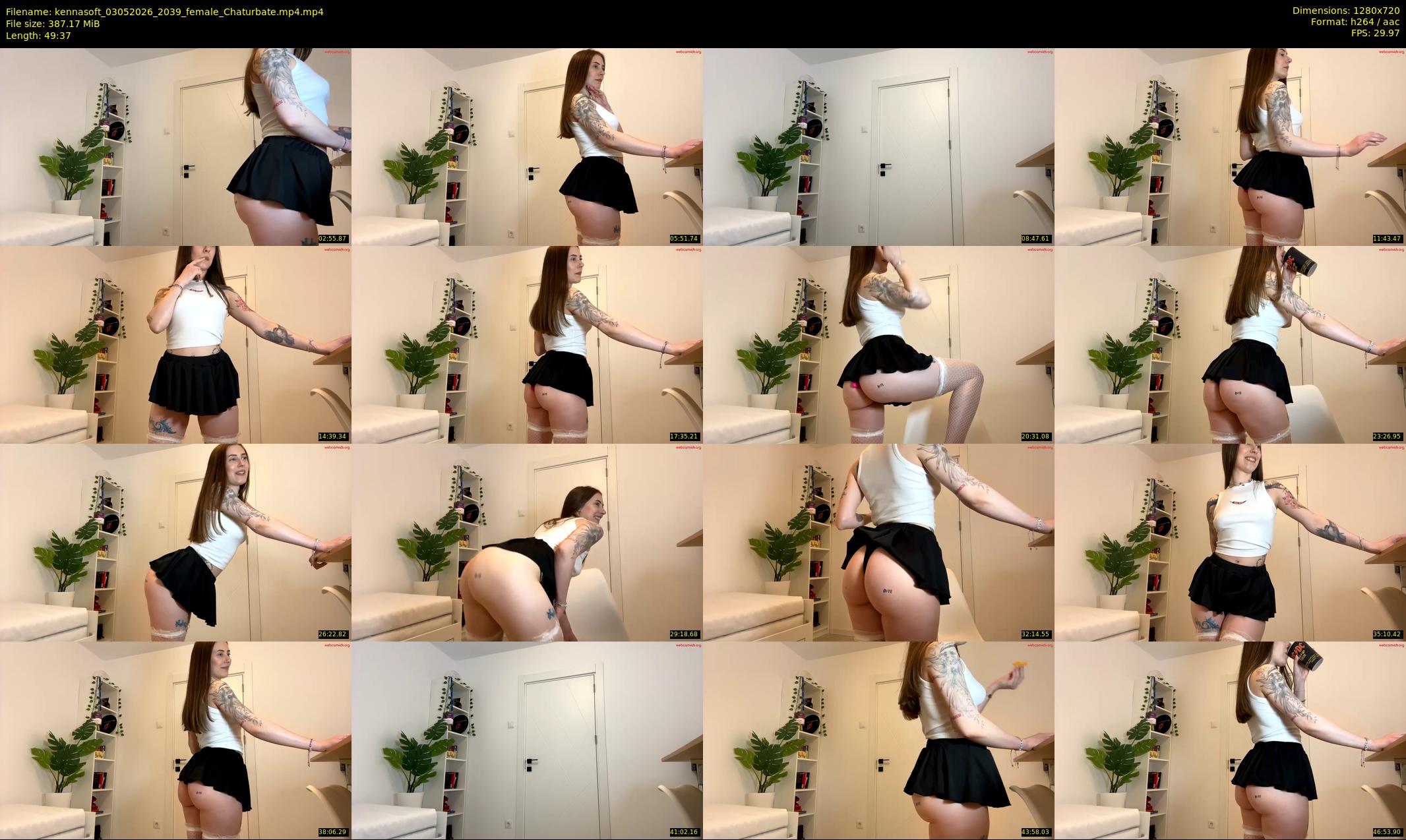 kennasoft — 50 minute Chaturbate female cam show recording, 720p, May 3, 2026