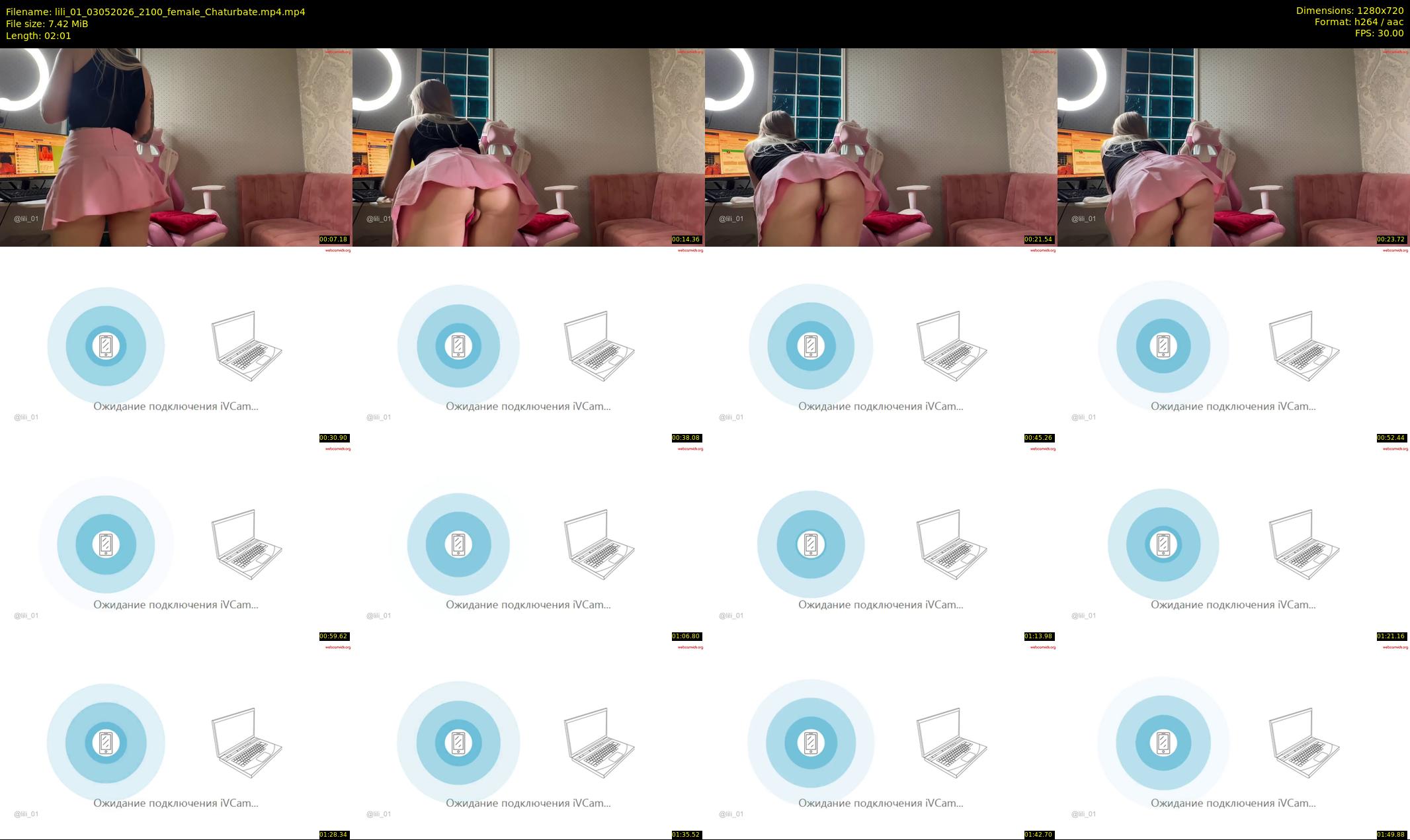 lili_01 — 3 minute Chaturbate female cam show recording, 720p, May 3, 2026