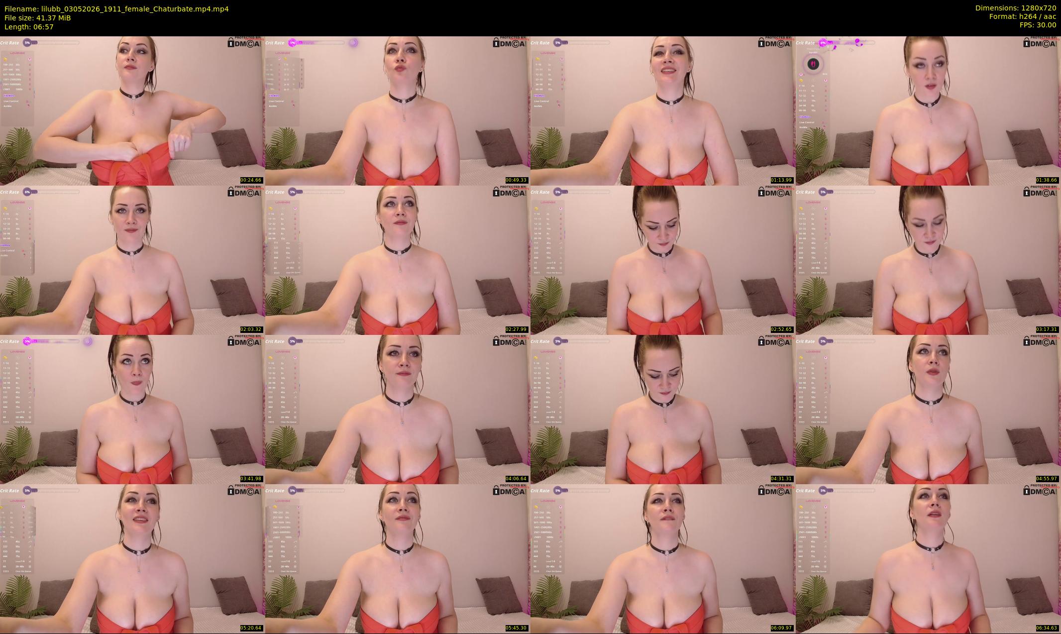 lilubb — 7 minute Chaturbate female cam show recording, 720p, May 3, 2026