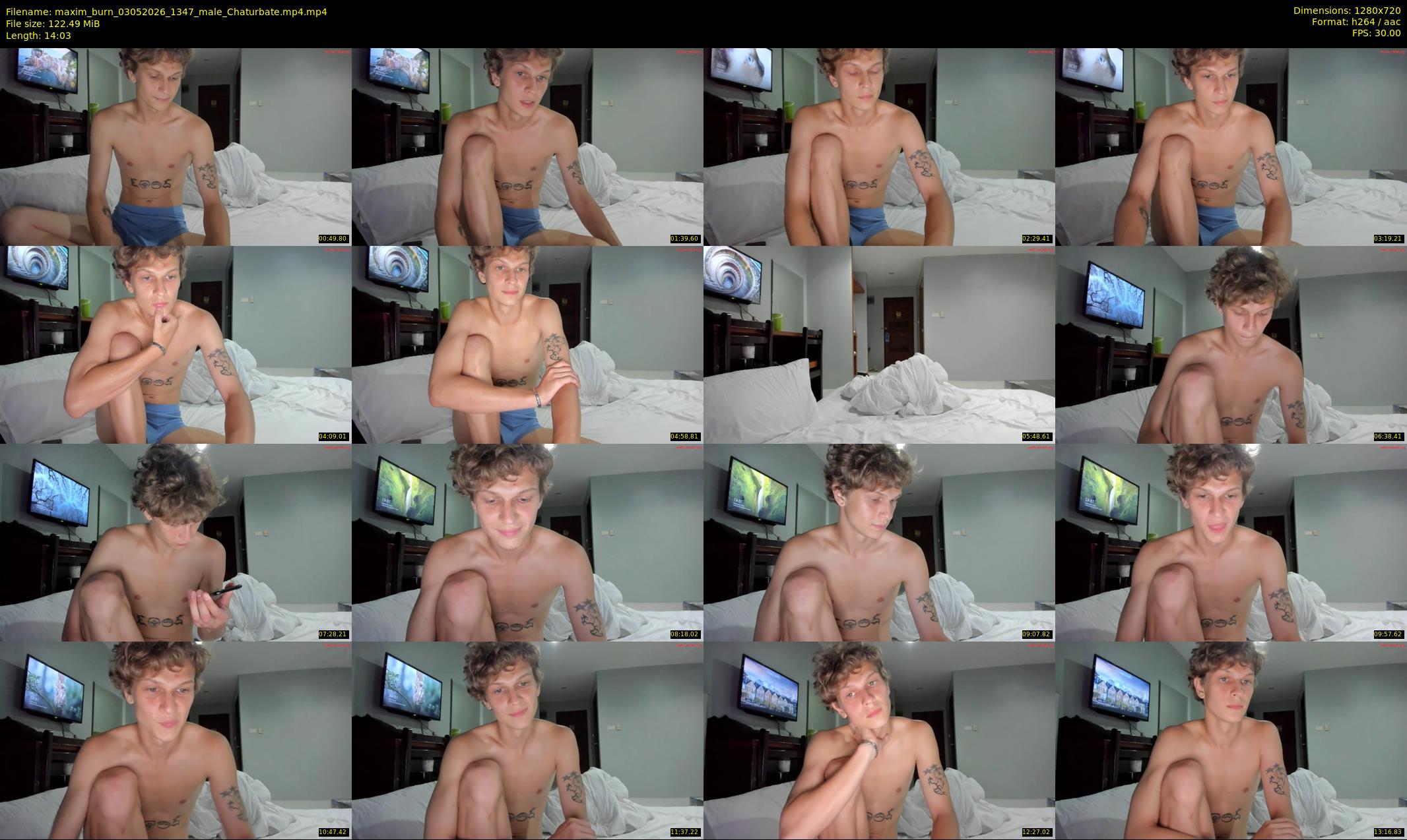 maxim_burn — 15 minute Chaturbate male cam show recording, 720p, May 3, 2026