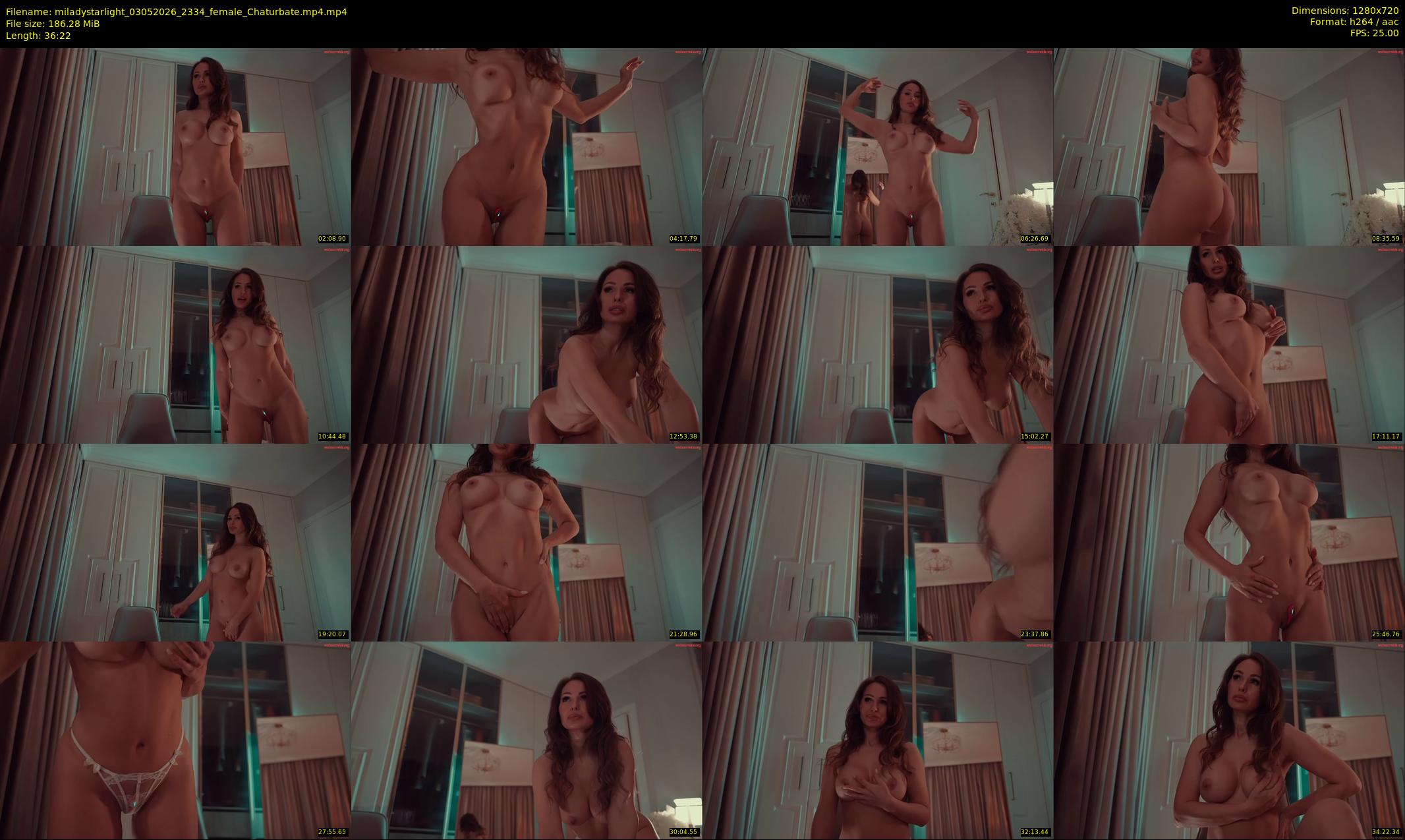 miladystarlight — 37 minute Chaturbate female cam show recording, 720p, May 3, 2026