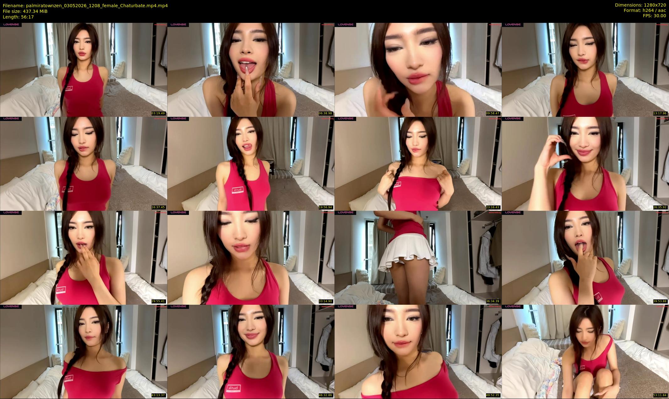 palmiratownzen — 57 minute Chaturbate female cam show recording, 720p, May 3, 2026