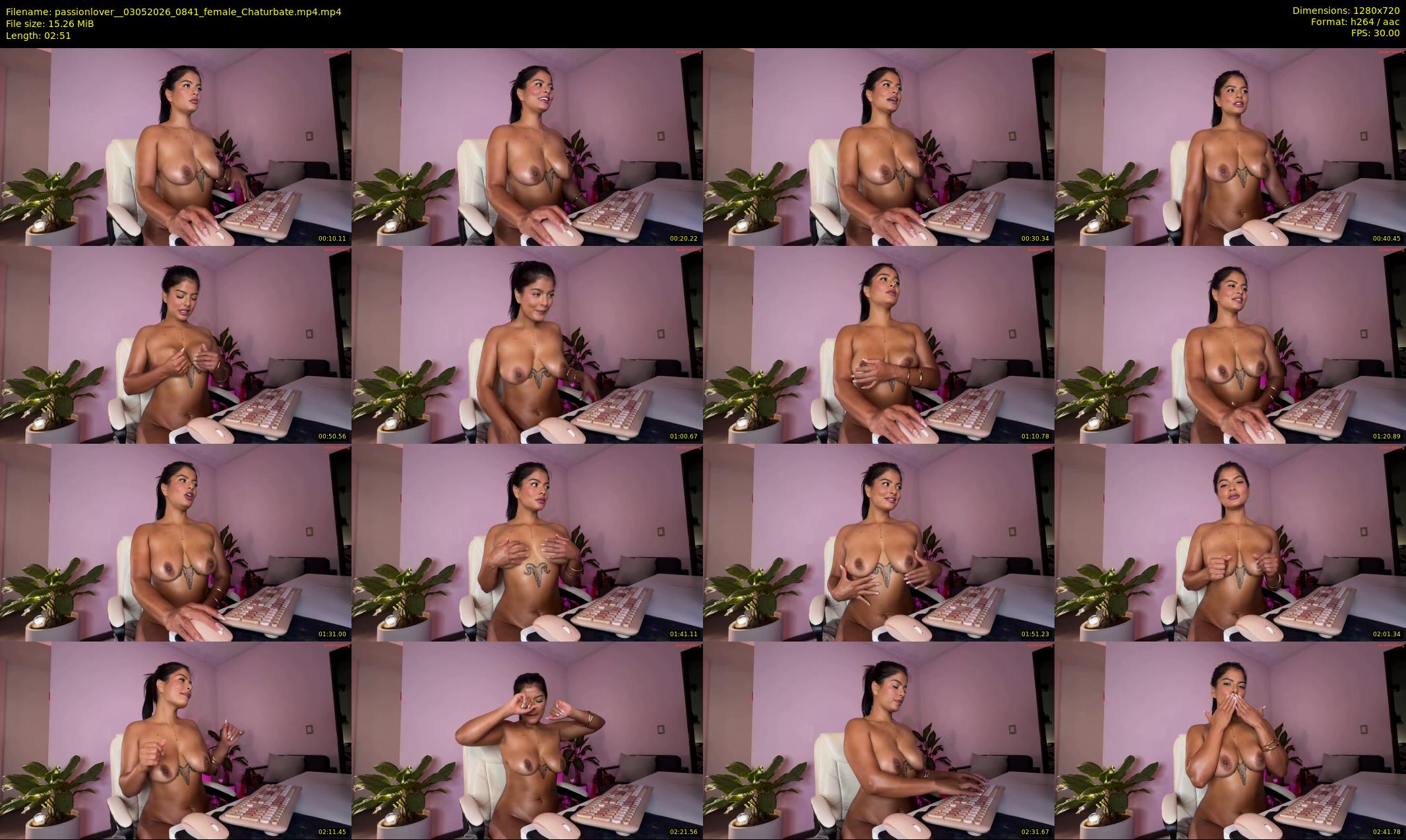 passionlover_ — 3 minute Chaturbate female cam show recording, 720p, May 3, 2026