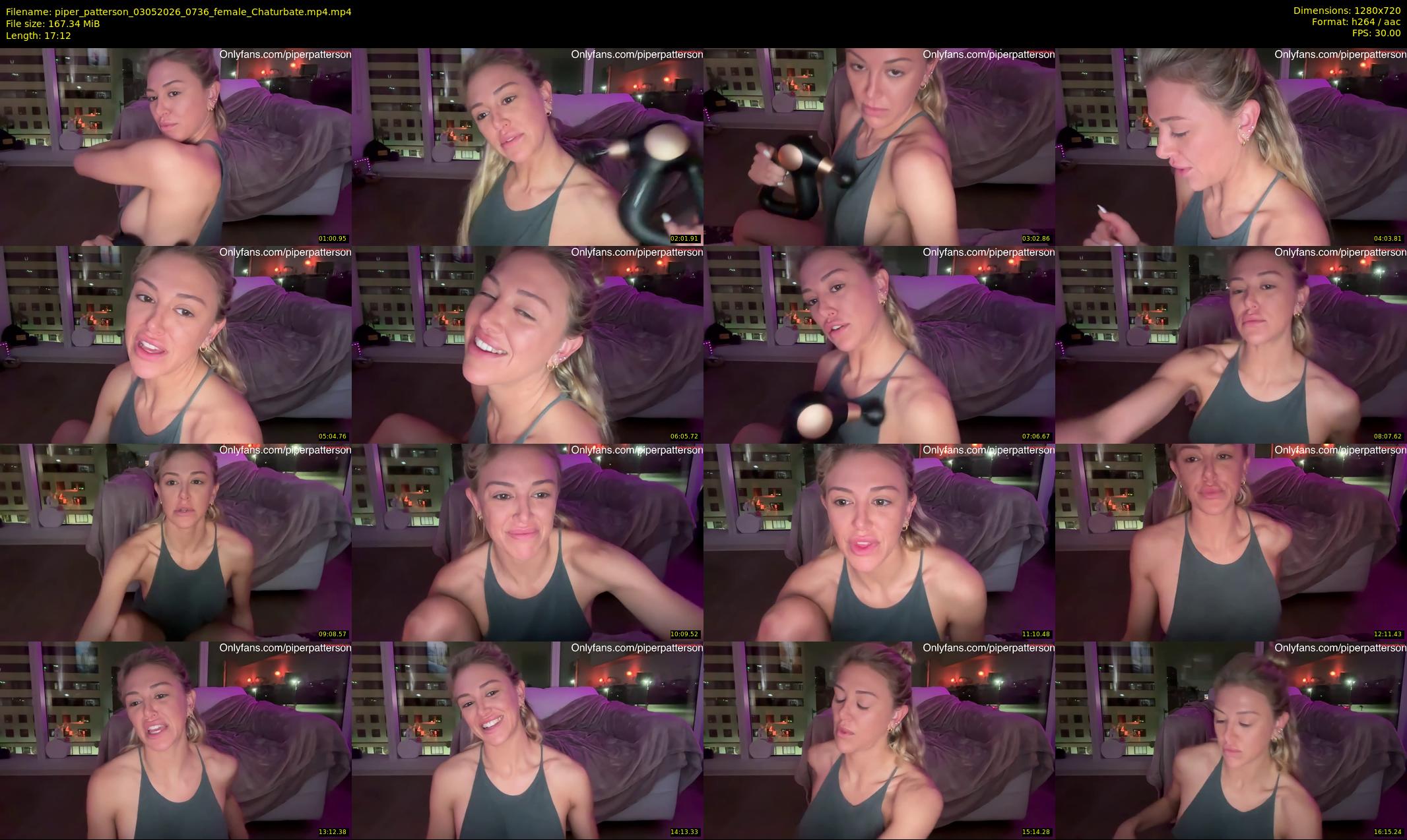 piper_patterson — 18 minute Chaturbate female cam show recording, 720p, May 3, 2026
