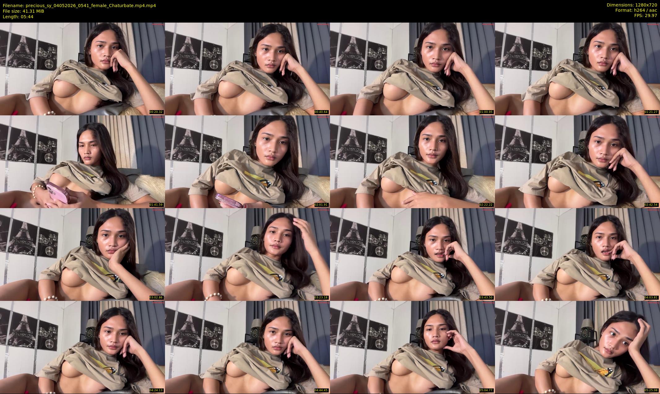 precious_sy — 6 minute Chaturbate female cam show recording, 720p, May 4, 2026