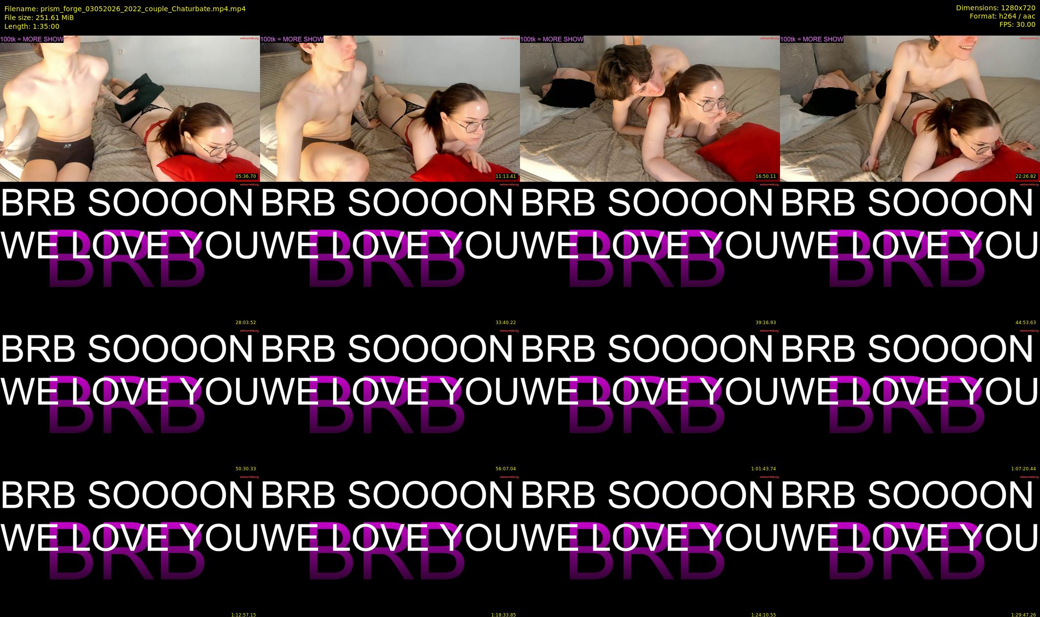 prism_forge — 95 minute Chaturbate couple cam show recording, 720p, May 3, 2026