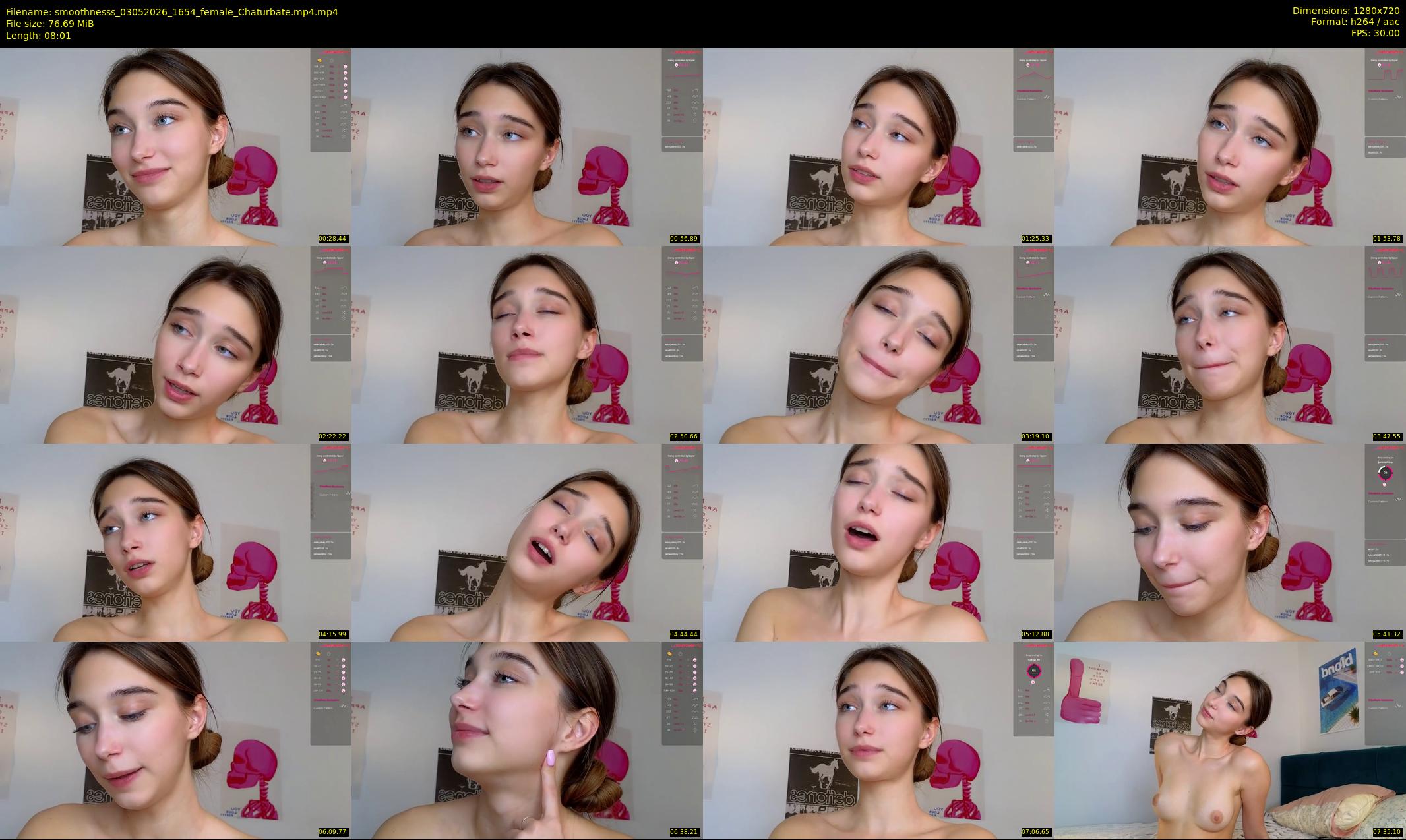 smoothnesss — 9 minute Chaturbate female cam show recording, 720p, May 3, 2026