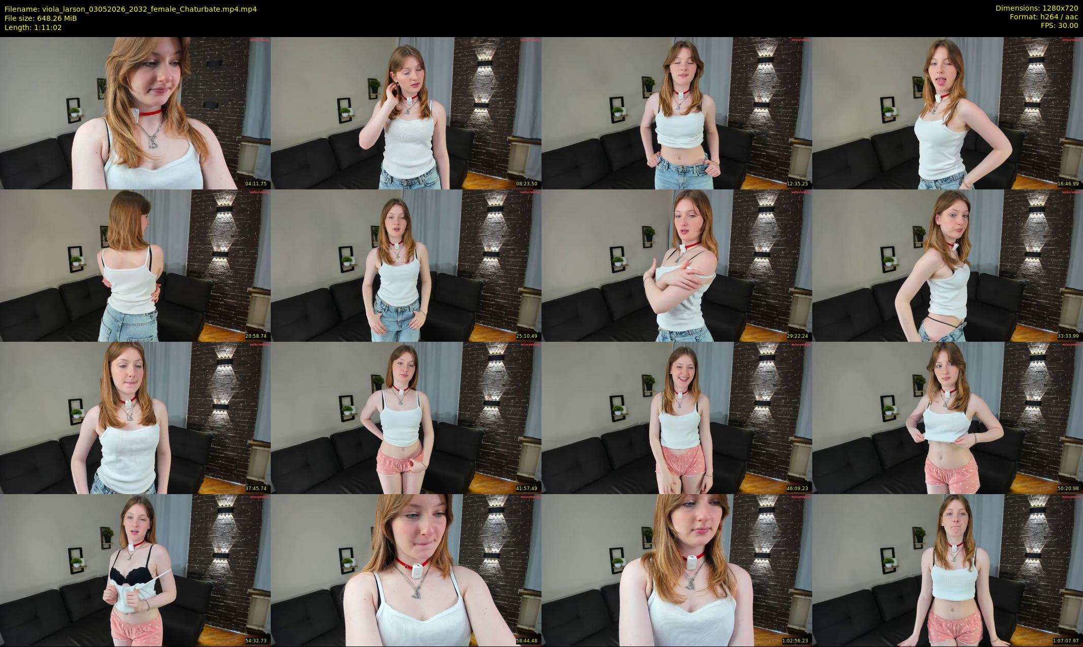 viola_larson — 72 minute Chaturbate female cam show recording, 720p, May 3, 2026