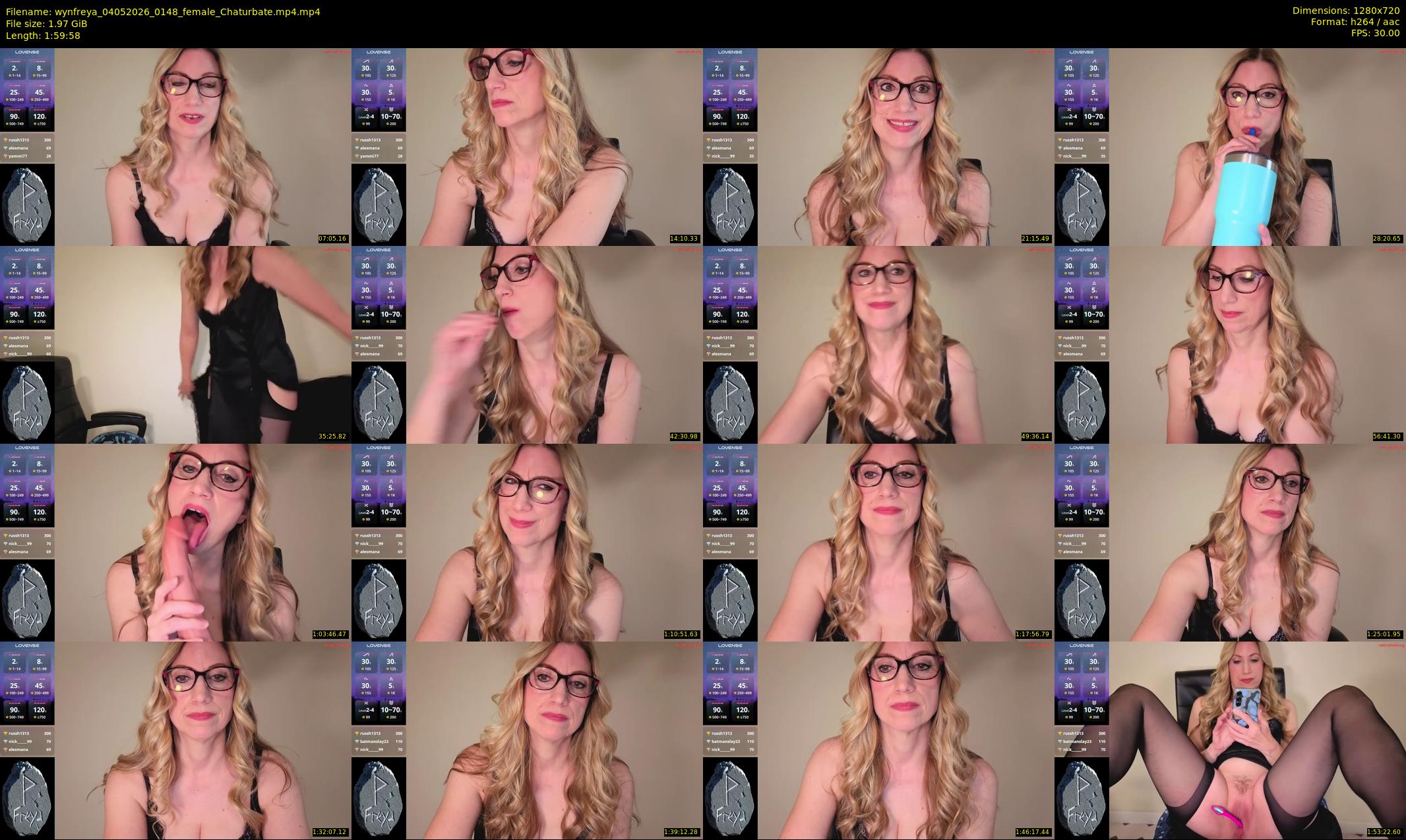 wynfreya — 120 minute Chaturbate female cam show recording, 720p, May 4, 2026