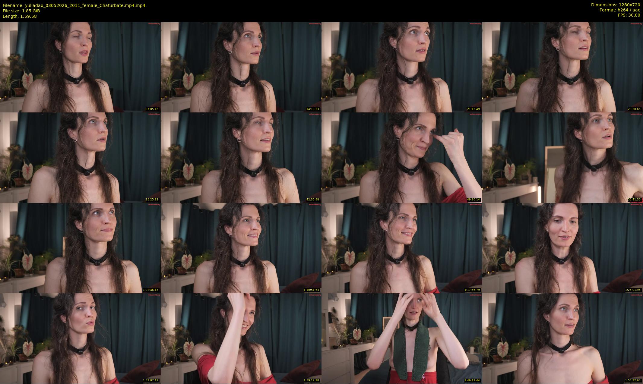 yulladao — 120 minute Chaturbate female cam show recording, 720p, May 3, 2026