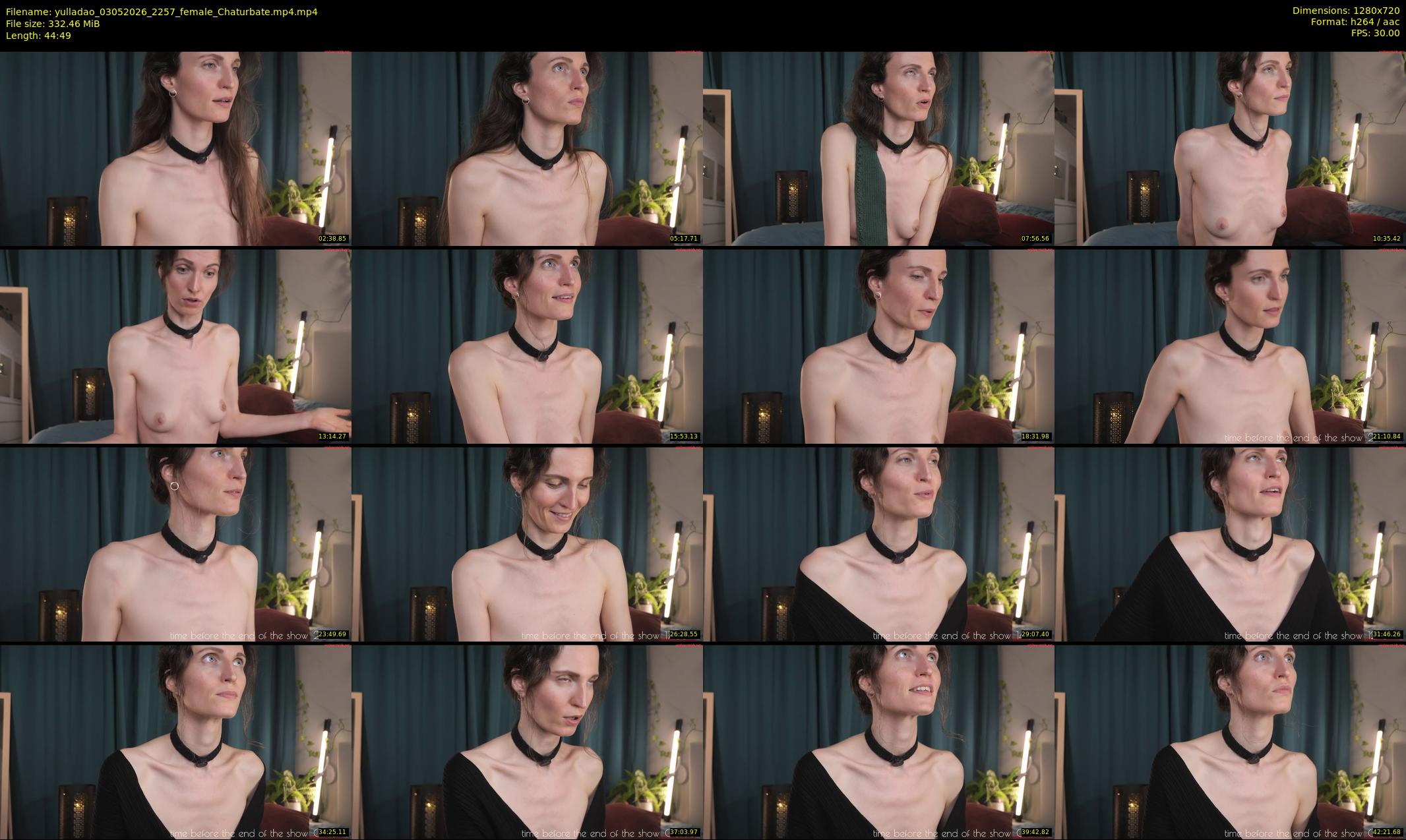 yulladao — 45 minute Chaturbate female cam show recording, 720p, May 3, 2026