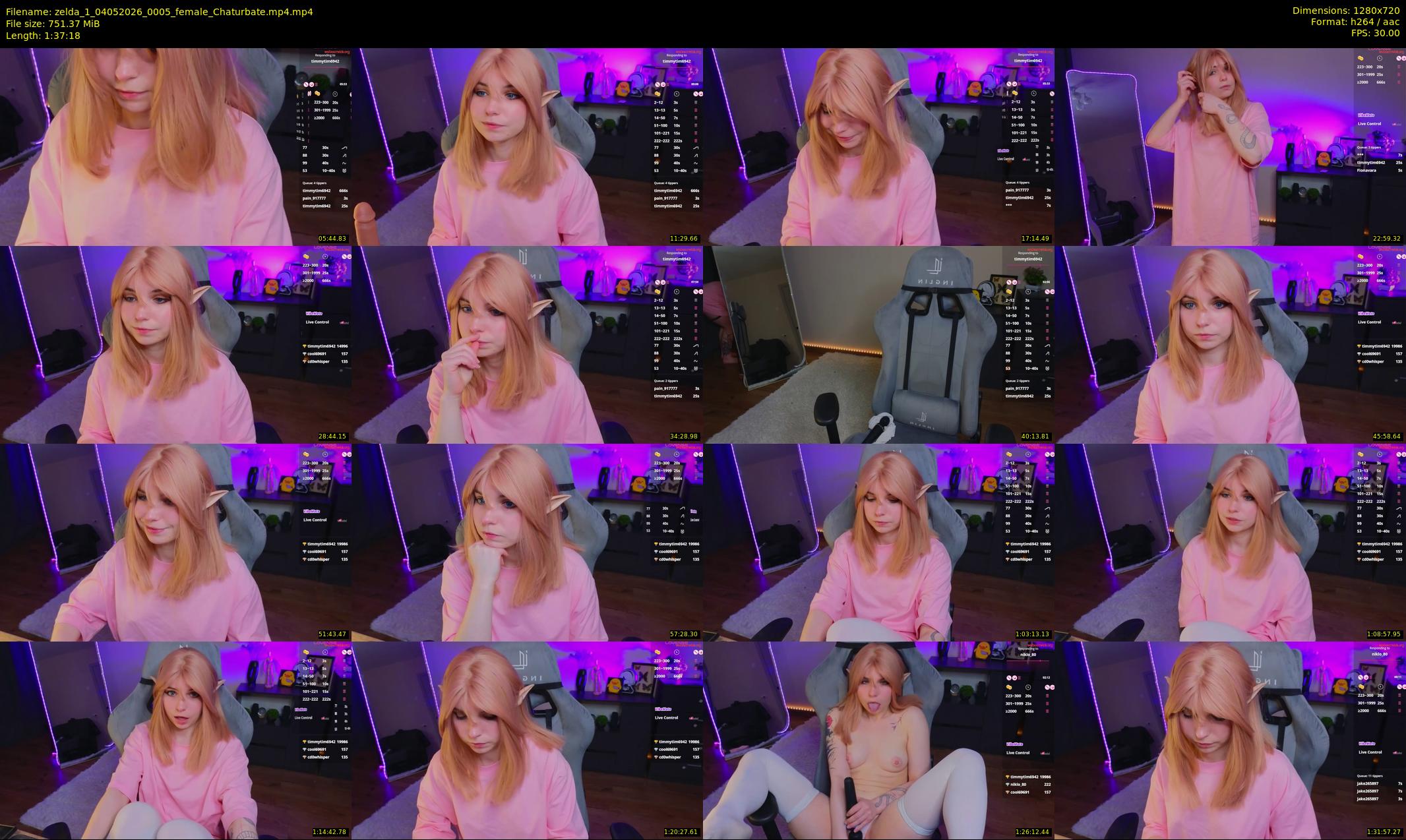 zelda_1 — 98 minute Chaturbate female cam show recording, 720p, May 4, 2026