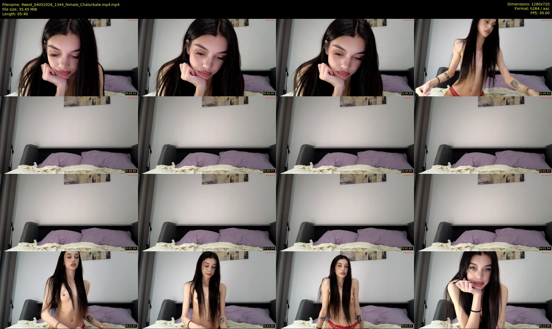 9west — 6 minute Chaturbate female cam show recording, 720p, May 4, 2026