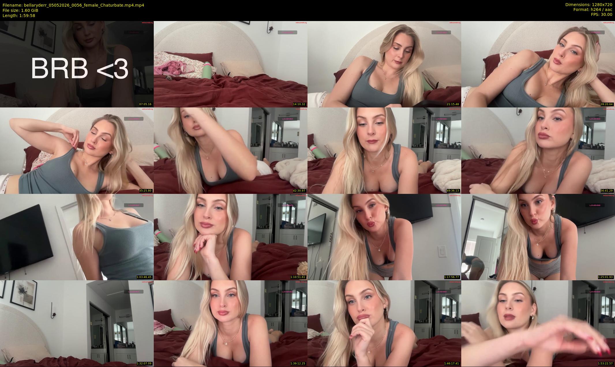 bellaryderr — 120 minute Chaturbate female cam show recording, 720p, May 5, 2026